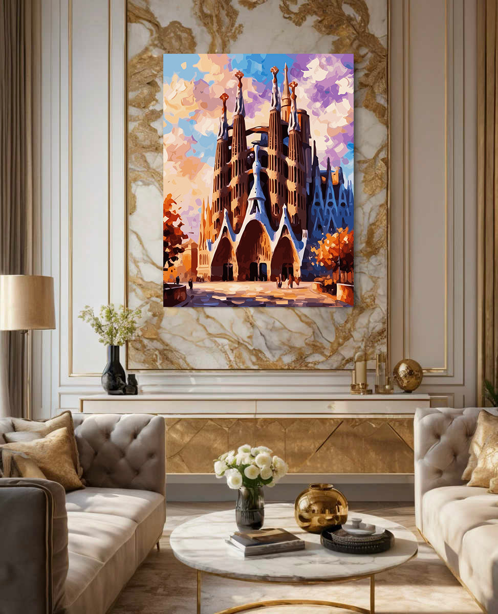 Set Pictură pe numere – Sagrada Familia 6354