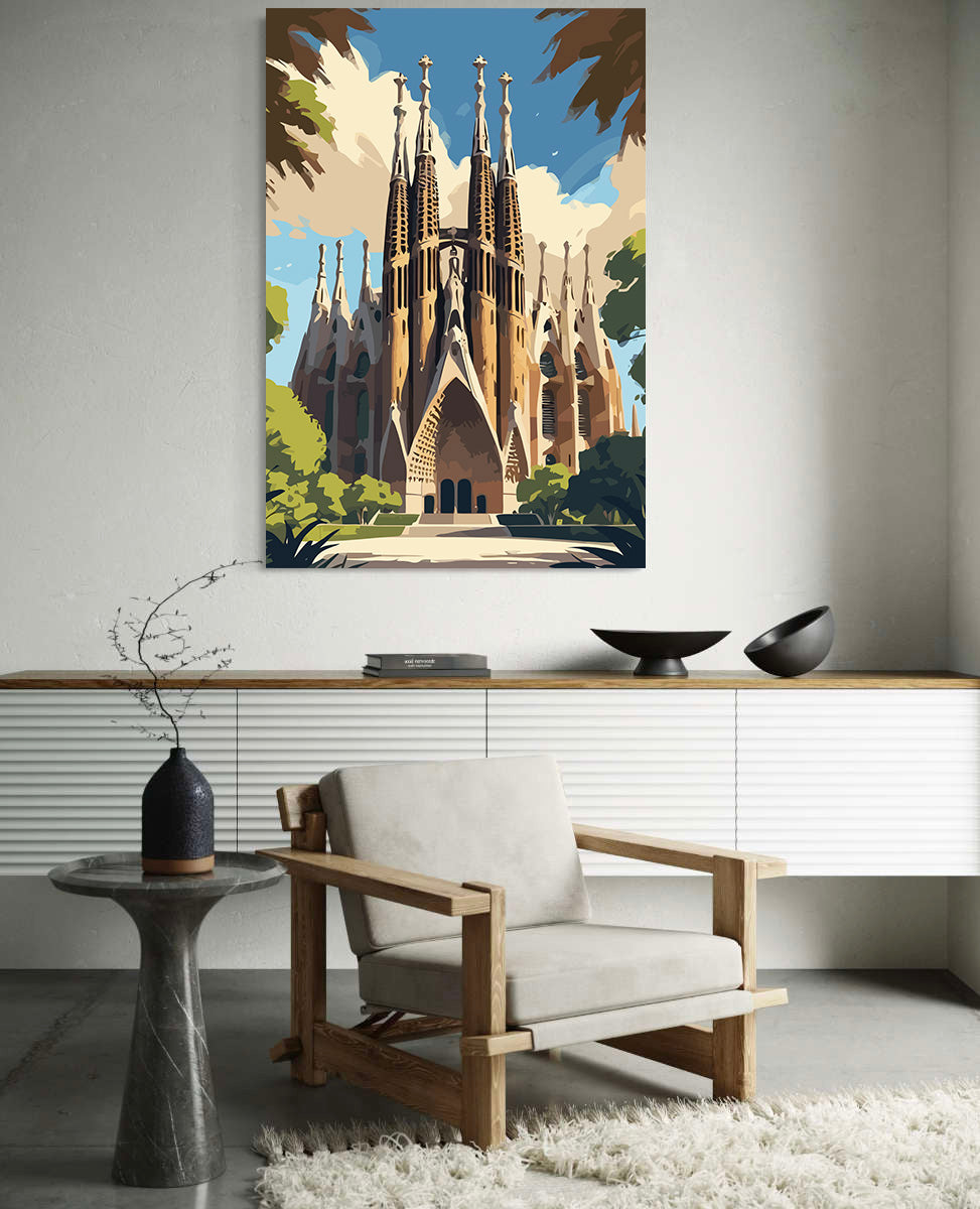 Set Pictură pe numere – Sagrada Familia 6364