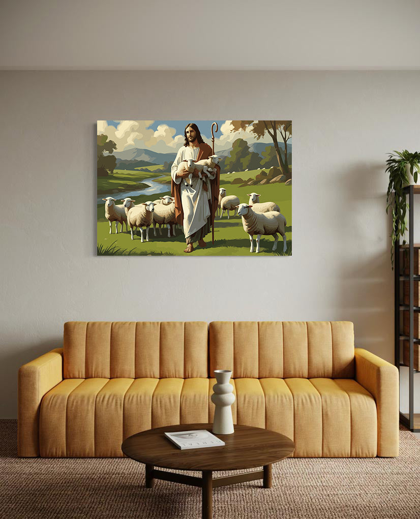 Set Pictură pe numere – Bunul Păstor 6366