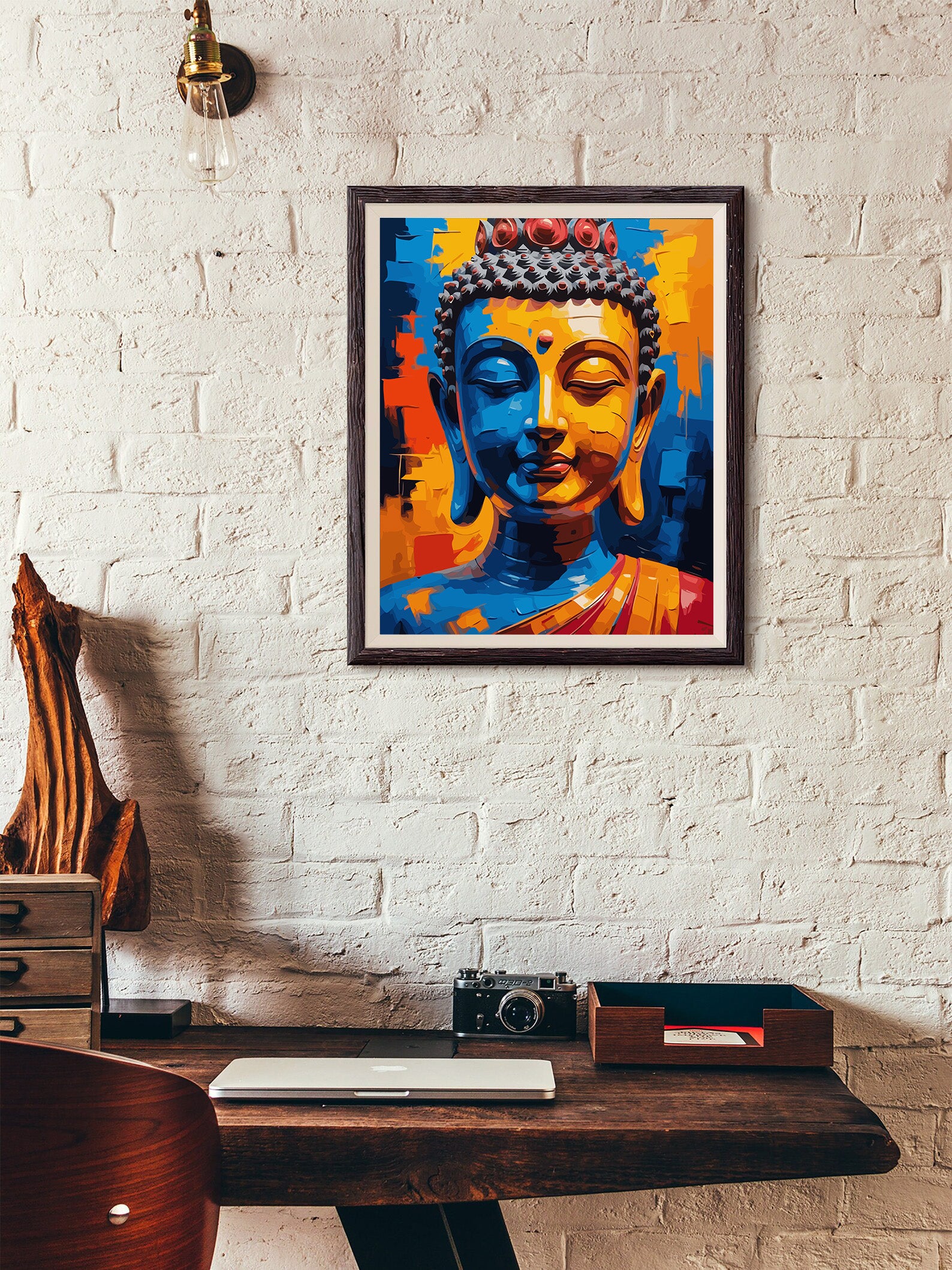 Set Pictură pe numere – Gautama Buddha 6367