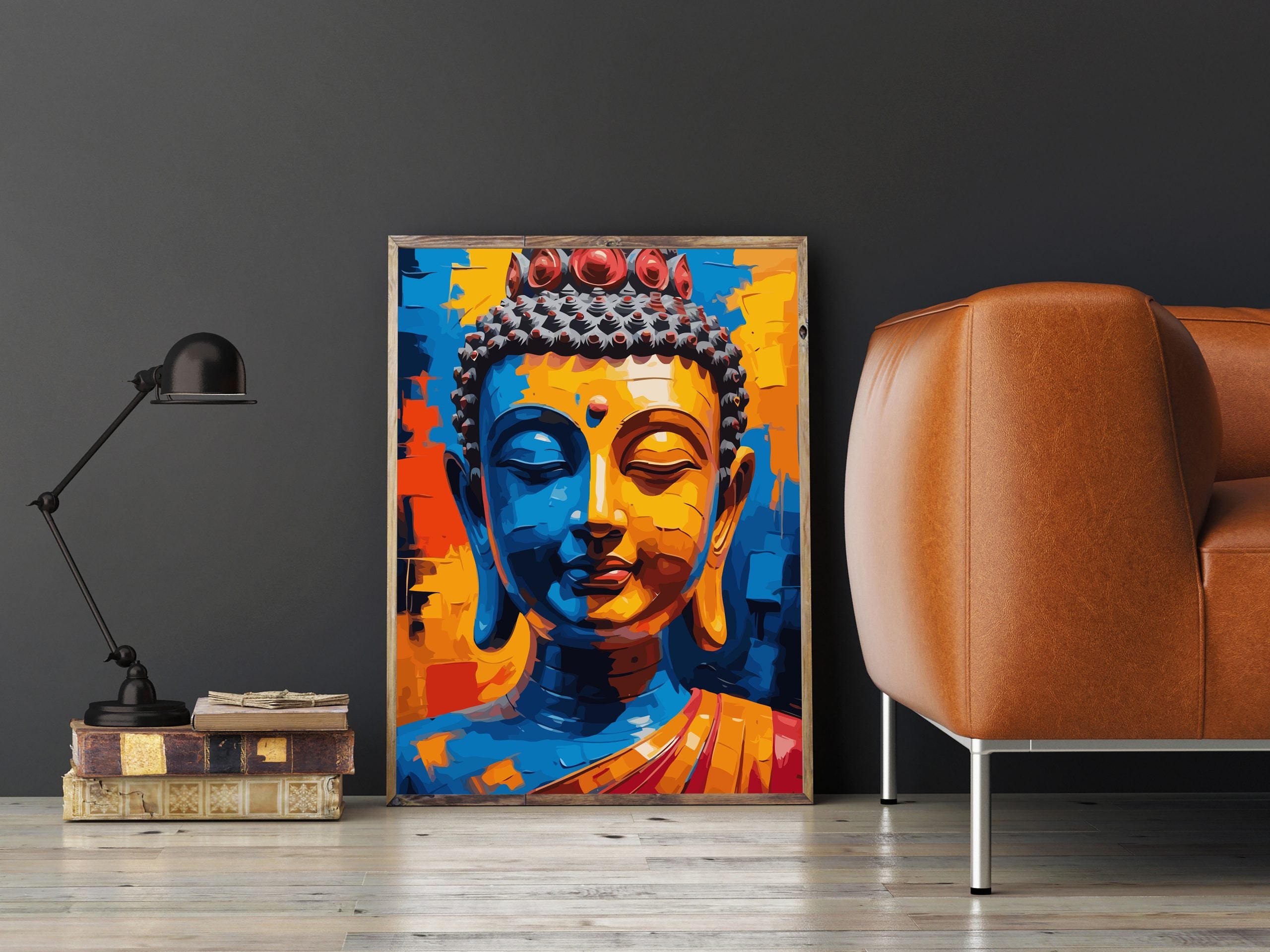 Set Pictură pe numere – Gautama Buddha 6367