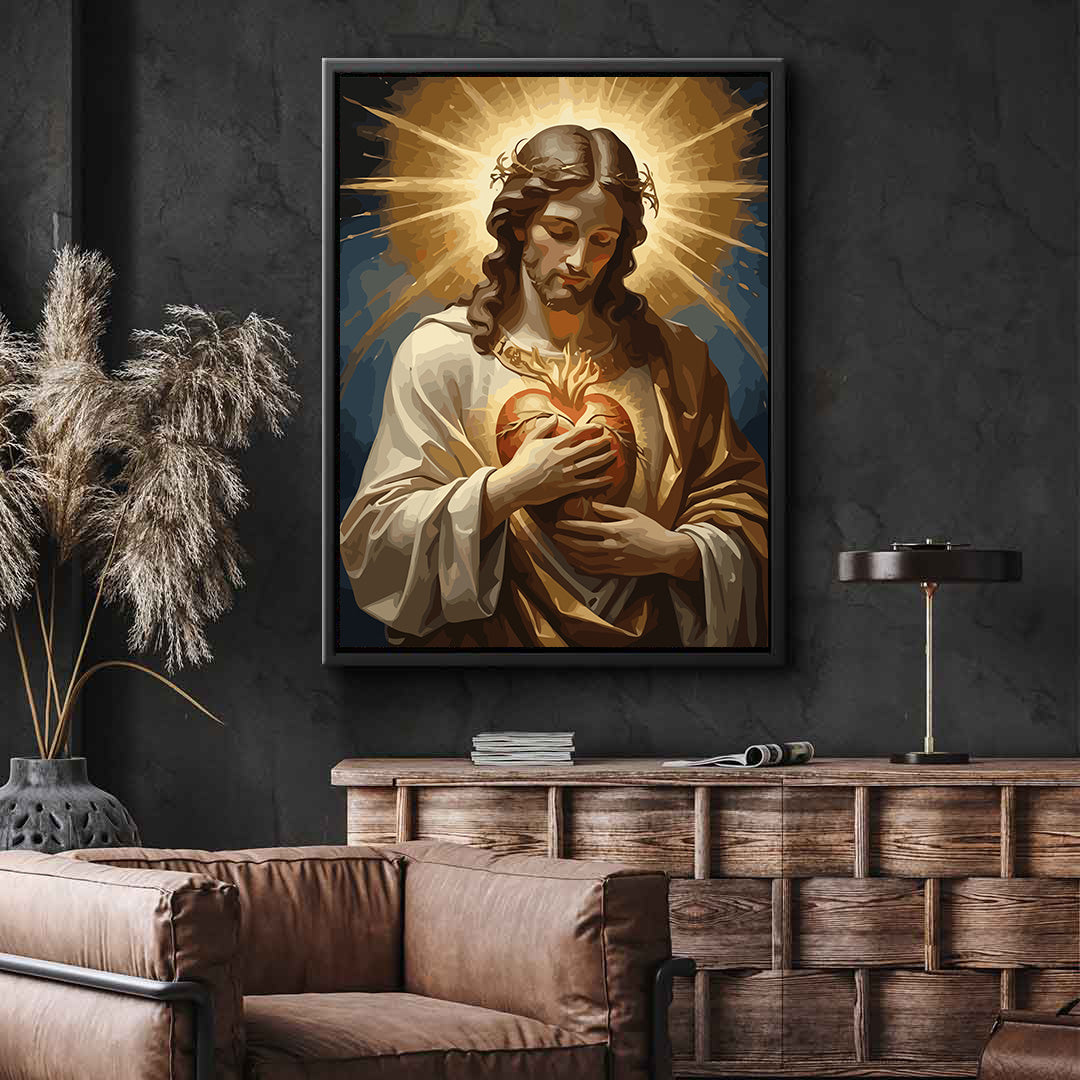 Set Pictură pe numere – Inima Sacră A Lui Iisus 6377