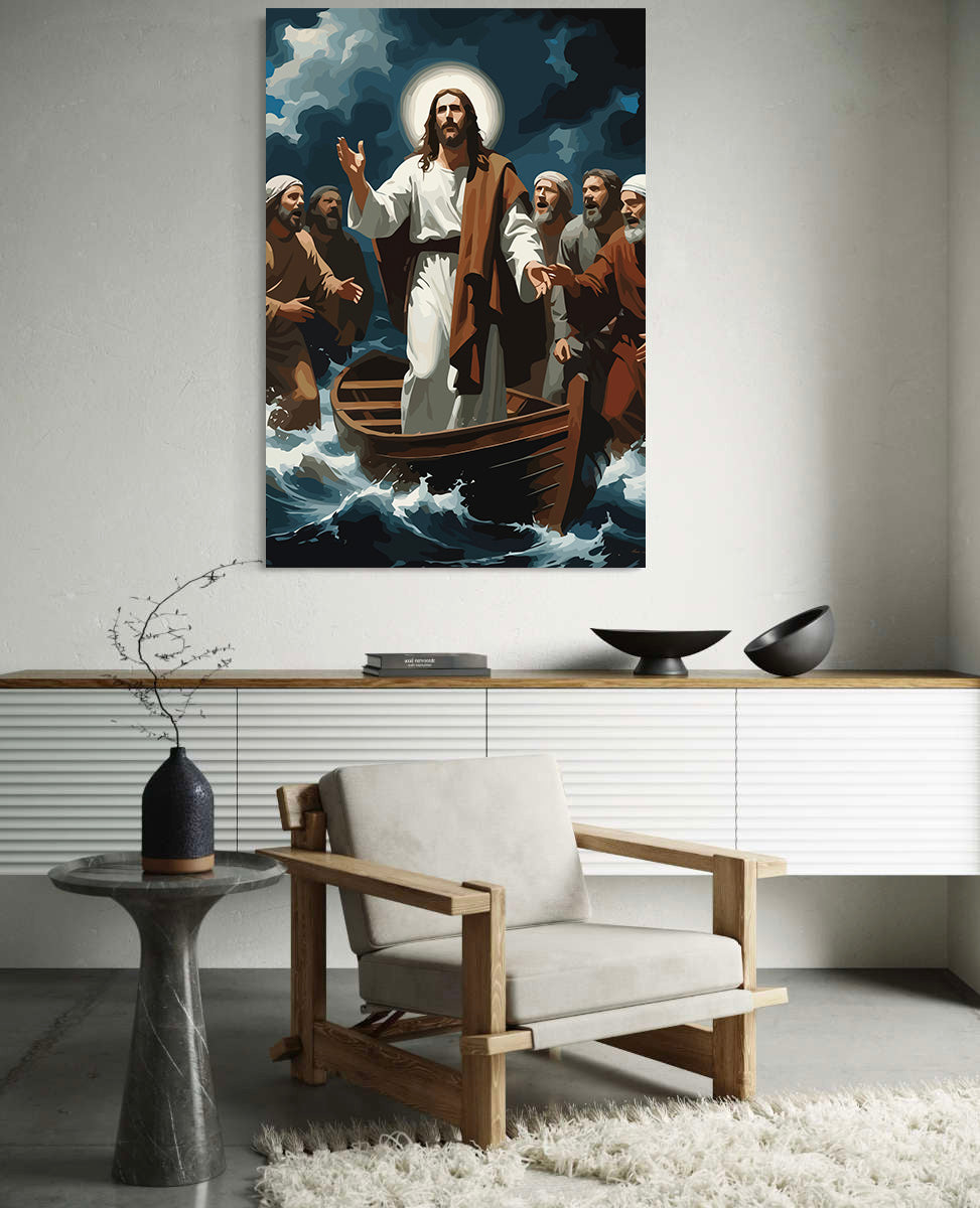 Set Pictură pe numere – Puterea Divină Asupra Naturii 6390