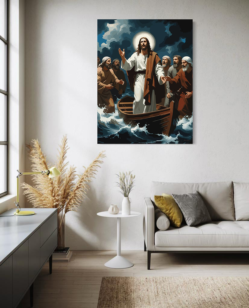 Set Pictură pe numere – Puterea Divină Asupra Naturii 6390