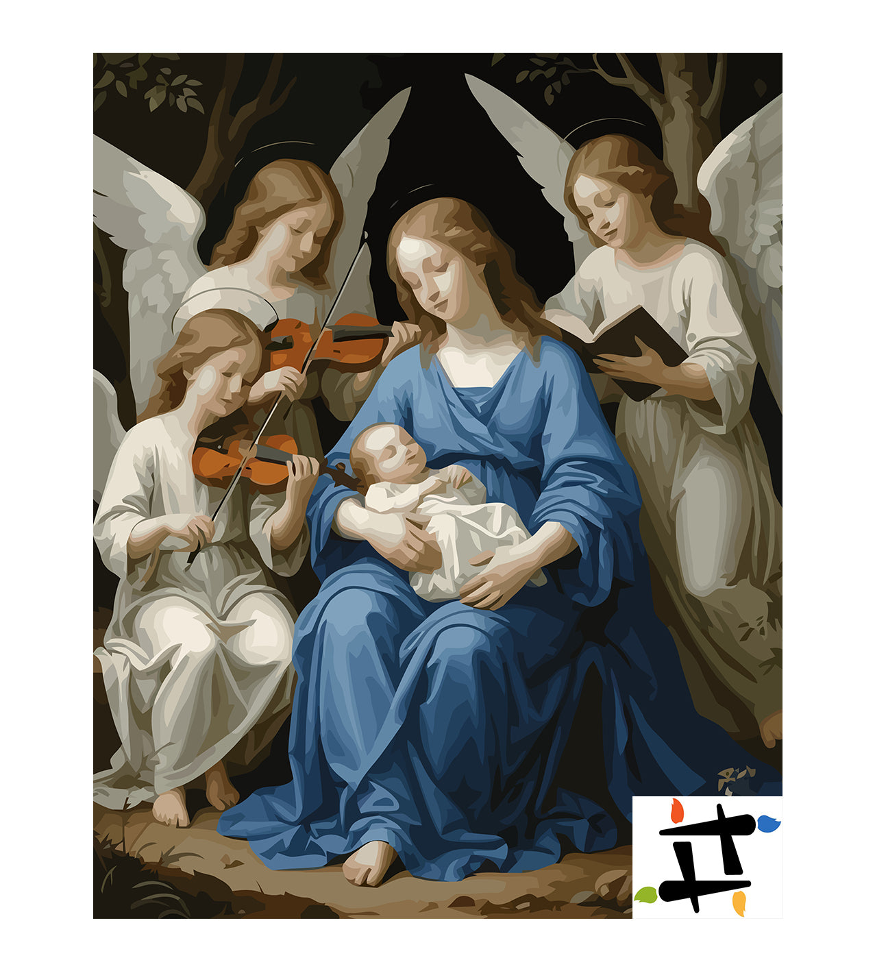 Set Pictură pe numere – Pacea Și Armonia Divină 6412