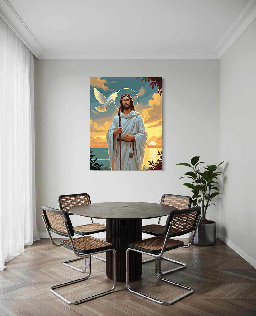 Set Pictură pe numere – Păstorul Cel Bun 6416