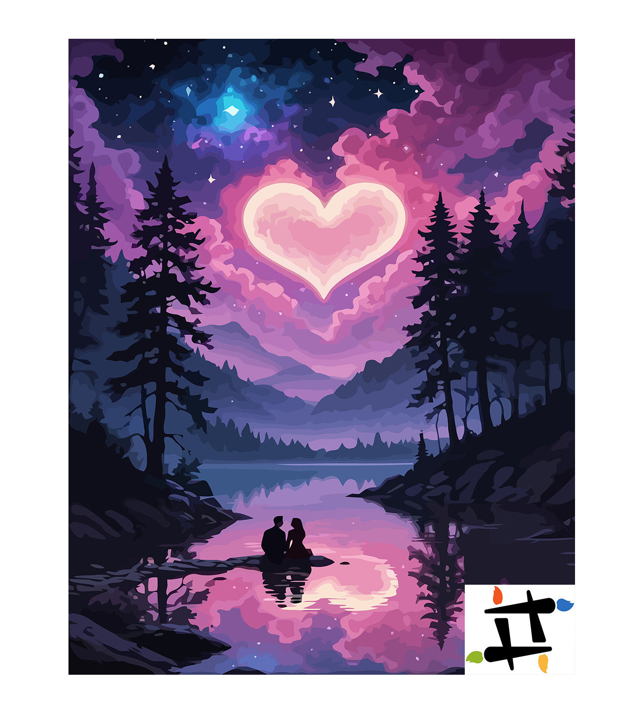 Set Pictură pe numere – Iubirea Eternă 6428