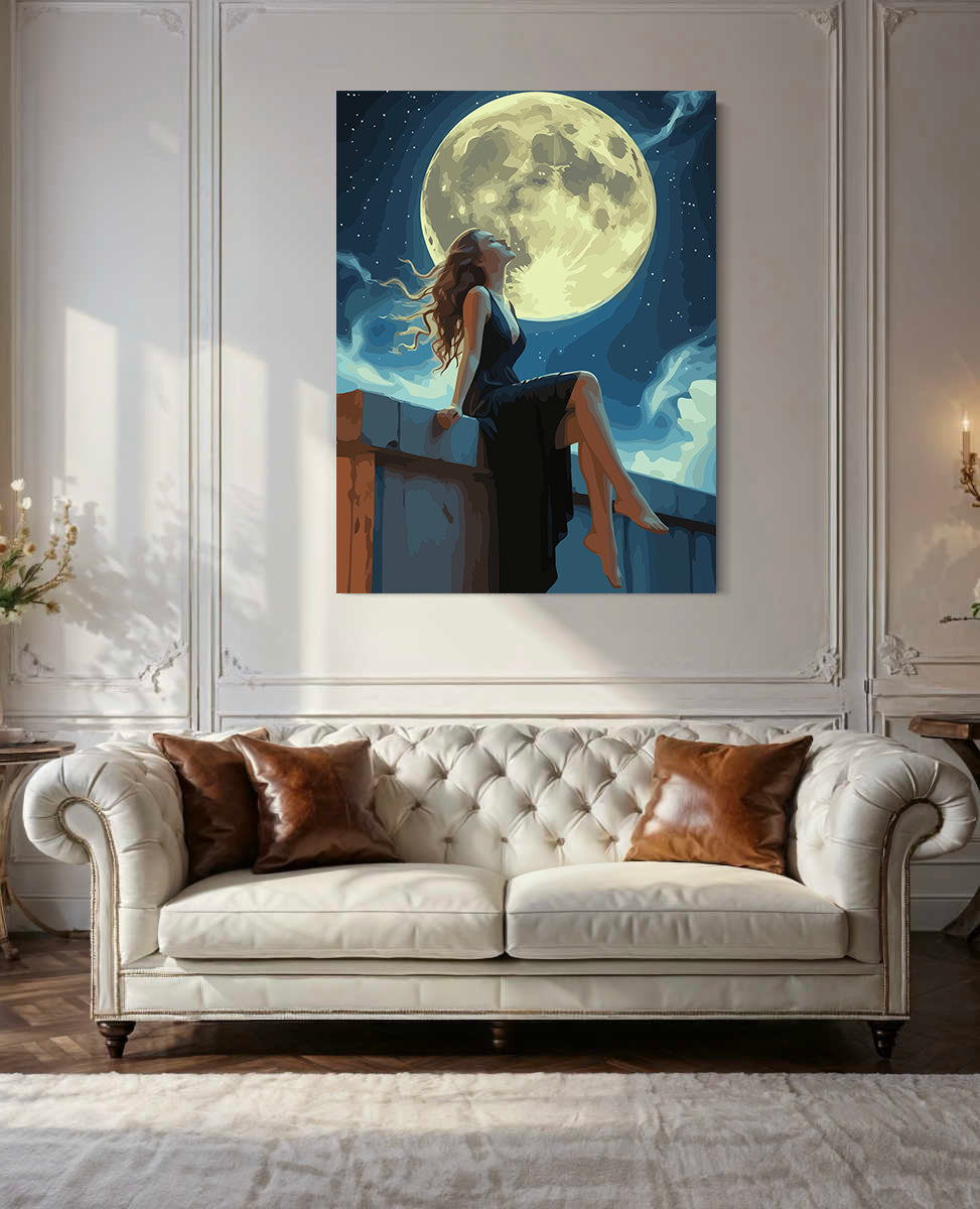 Set Pictură pe numere – De Vorbă Cu Luna 6431