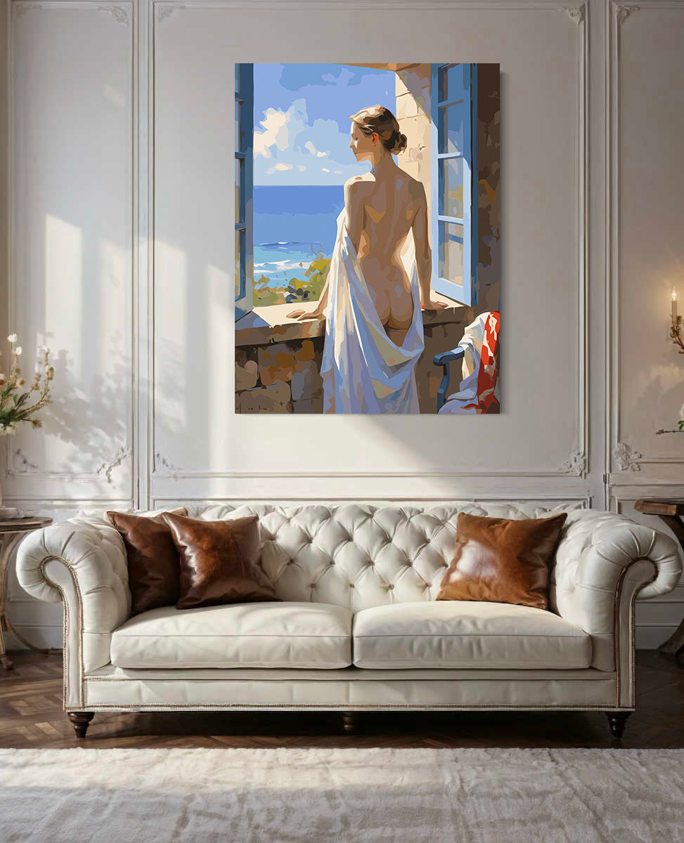 Set Pictură pe numere – Femeie Enigmatică 6439