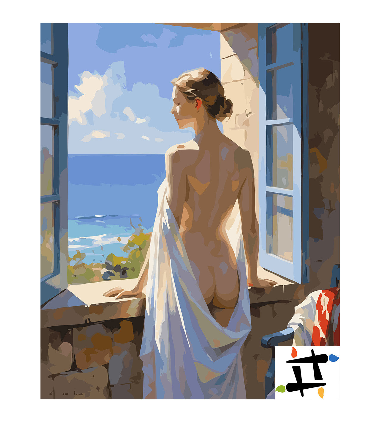 Set Pictură pe numere – Femeie Enigmatică 6439