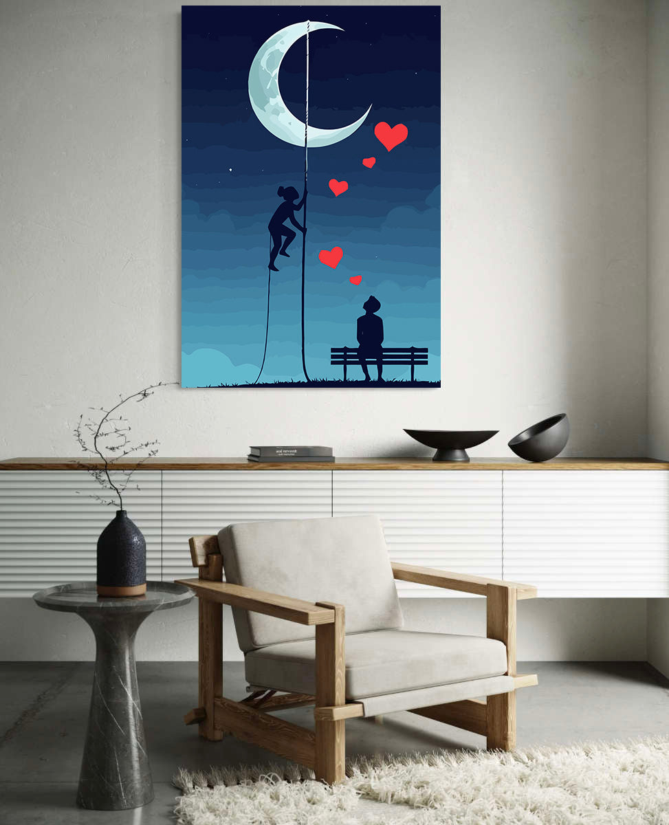 Set Pictură pe numere – Până La Lună Și Înapoi 6459