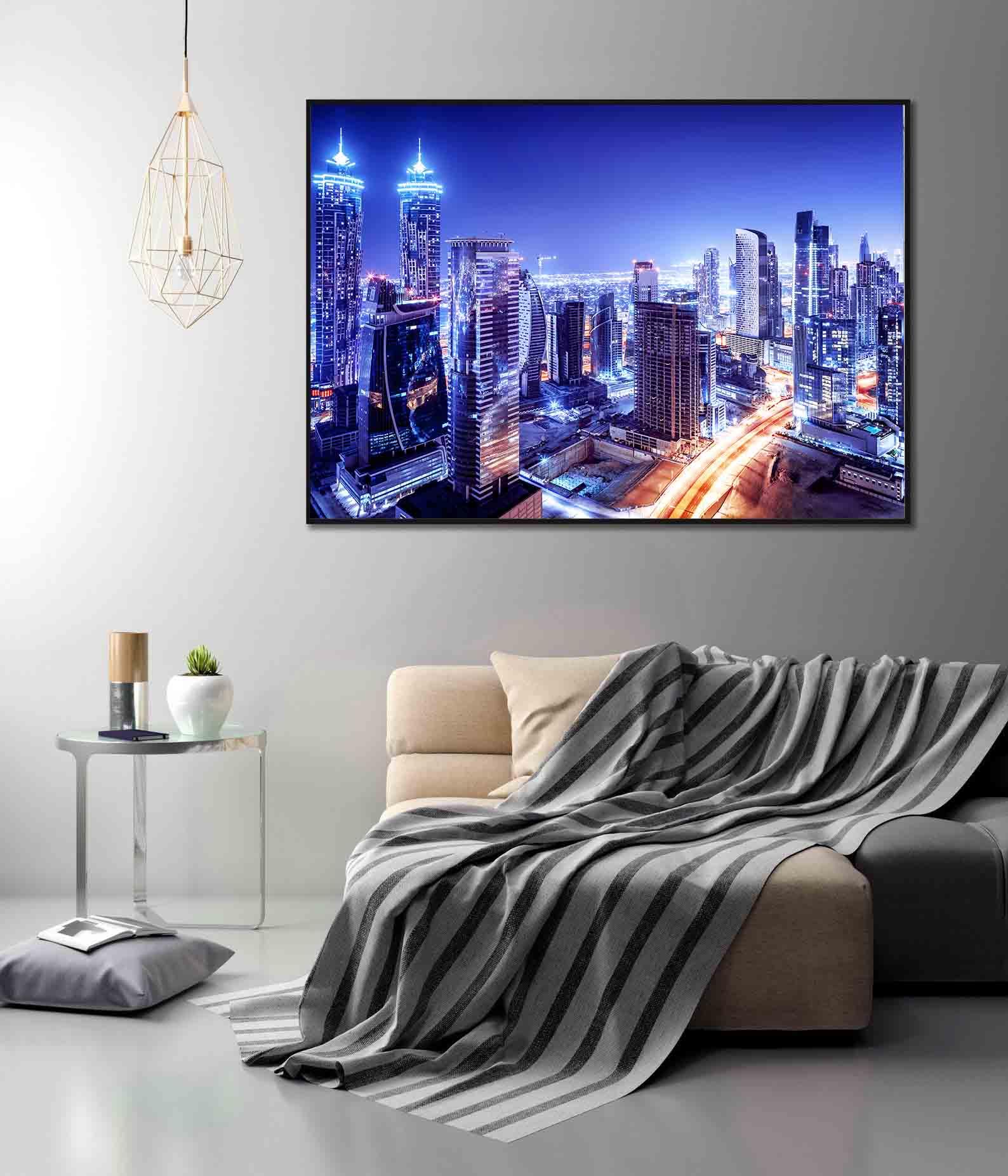 Leinwandbild - Urbane Stadt