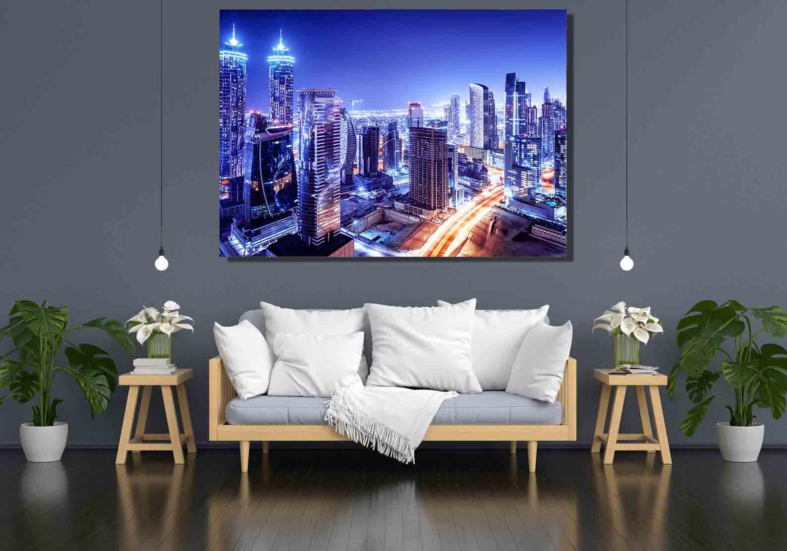 Leinwandbild - Urbane Stadt