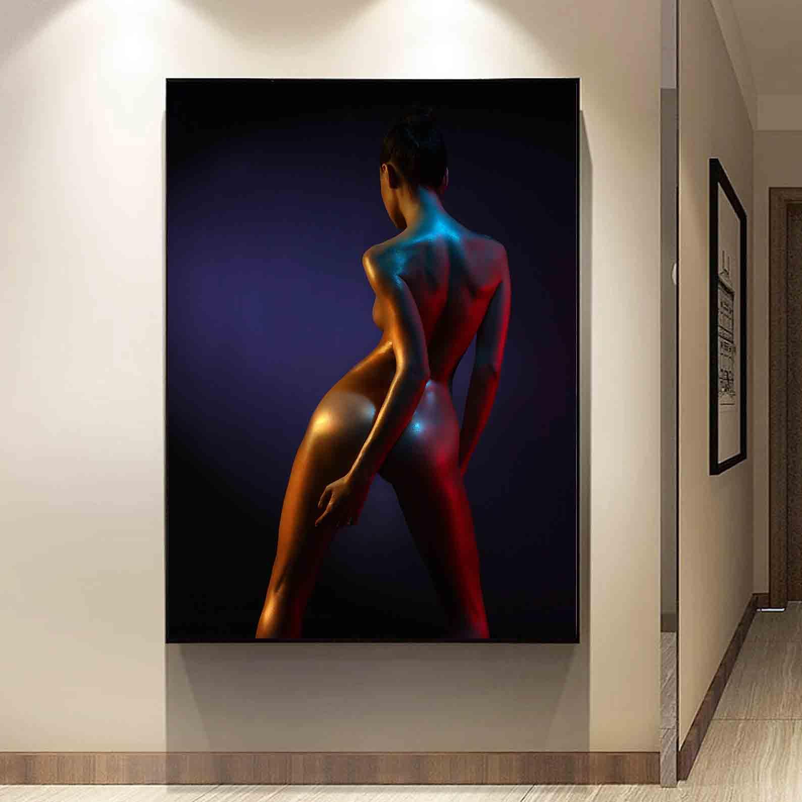 Leinwandbild - Erotisches Mädchen