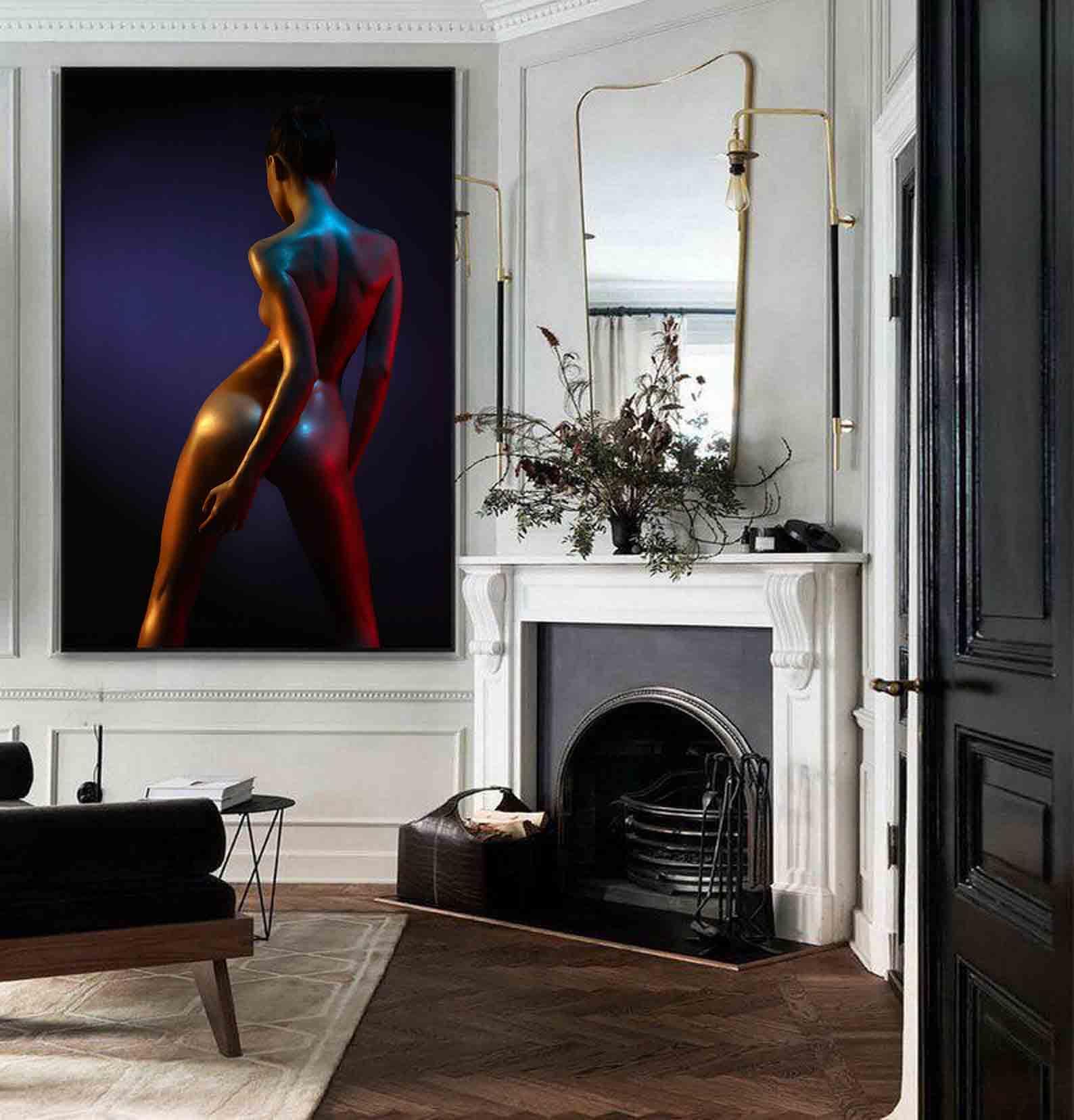 Leinwandbild - Erotisches Mädchen