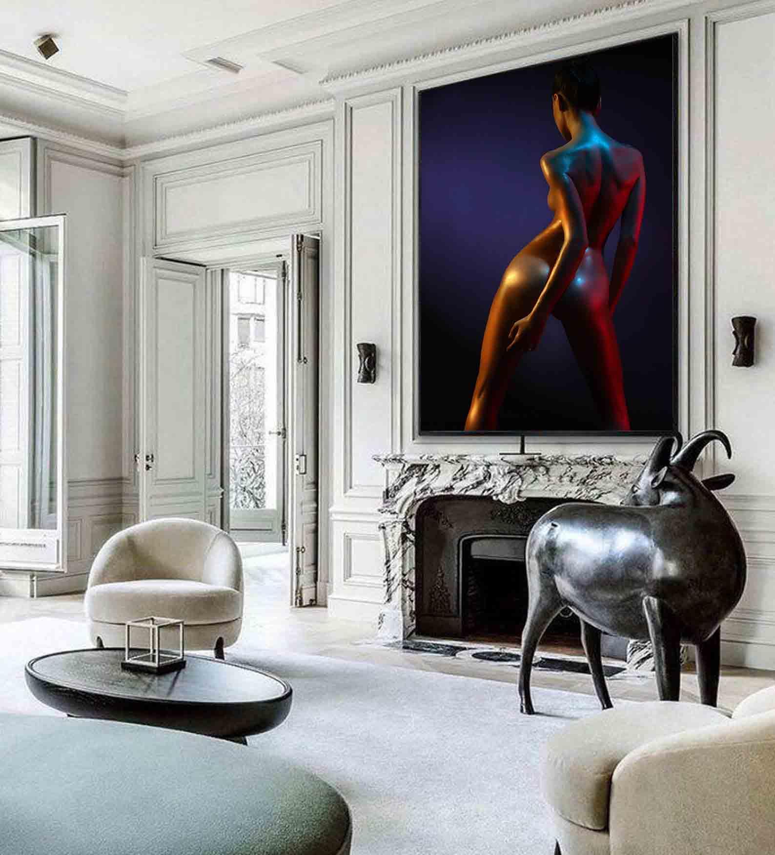 Leinwandbild - Erotisches Mädchen