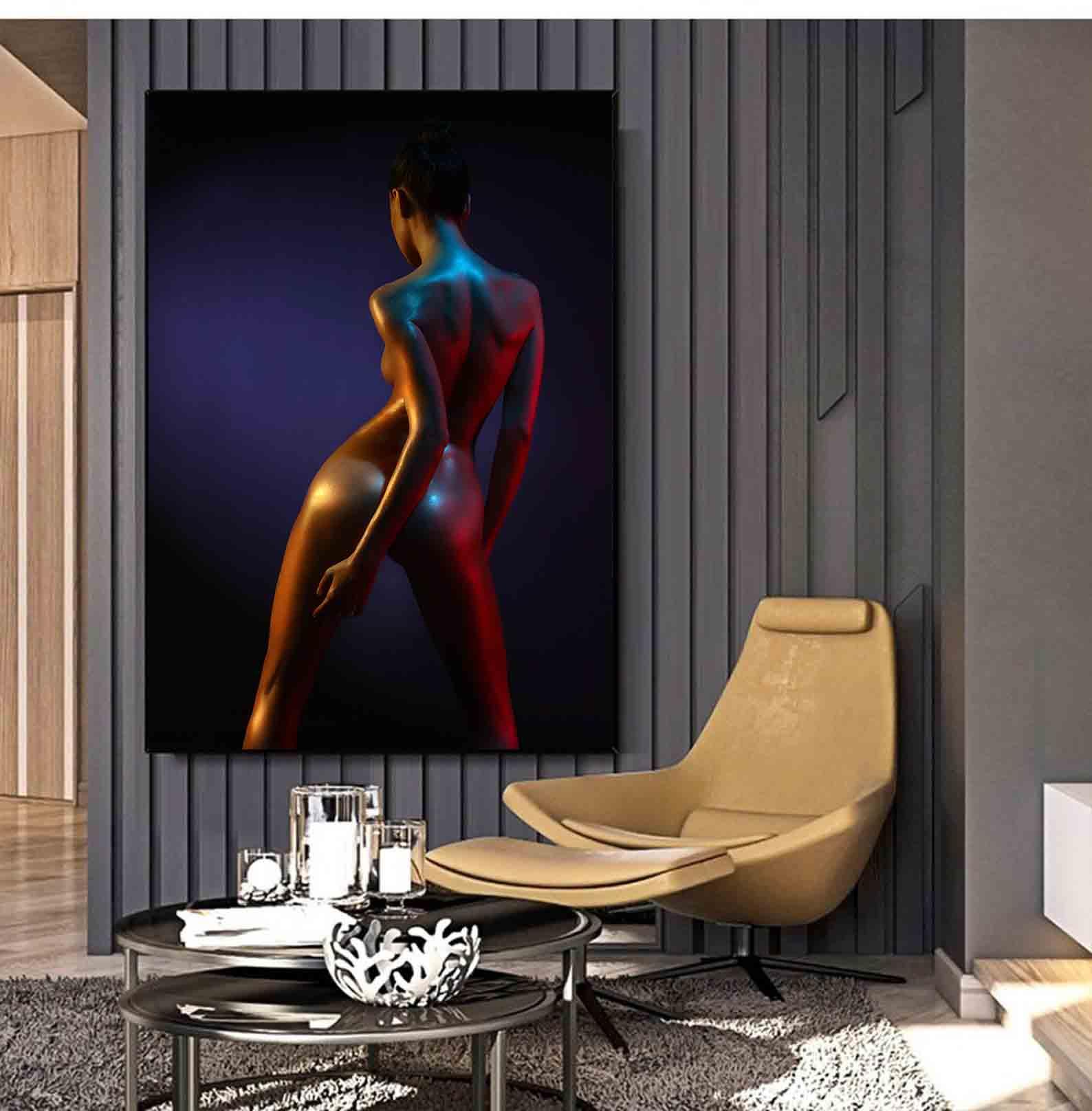 Leinwandbild - Erotisches Mädchen