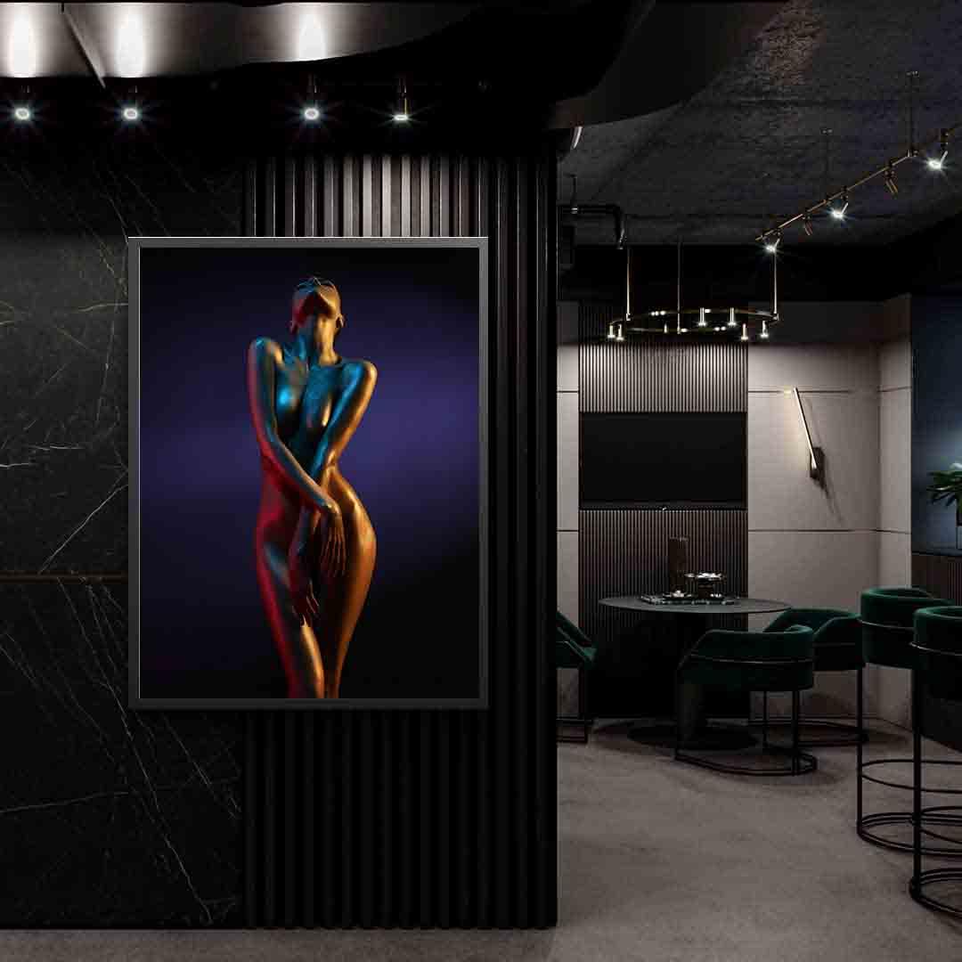 Leinwandbild - Erotisches Mädchen