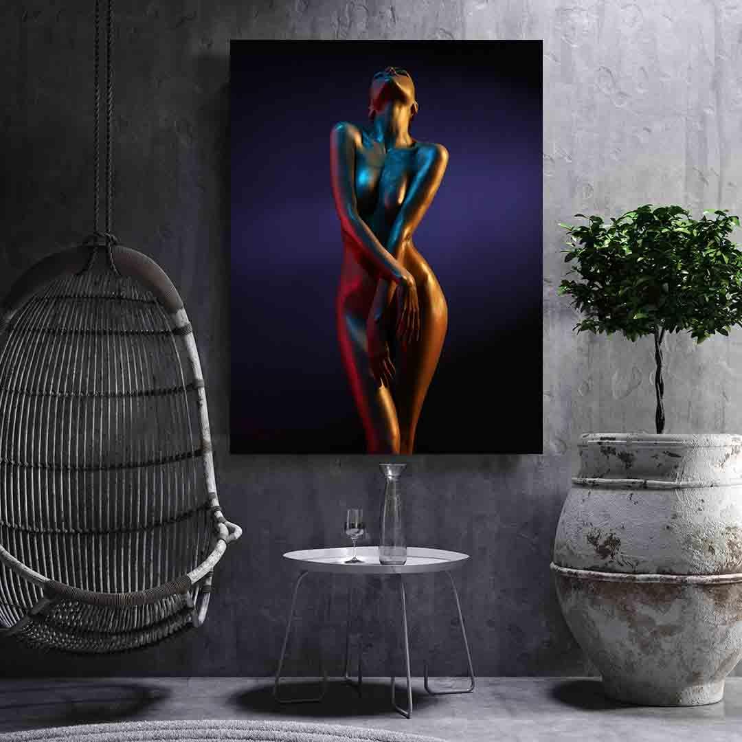 Leinwandbild - Erotisches Mädchen