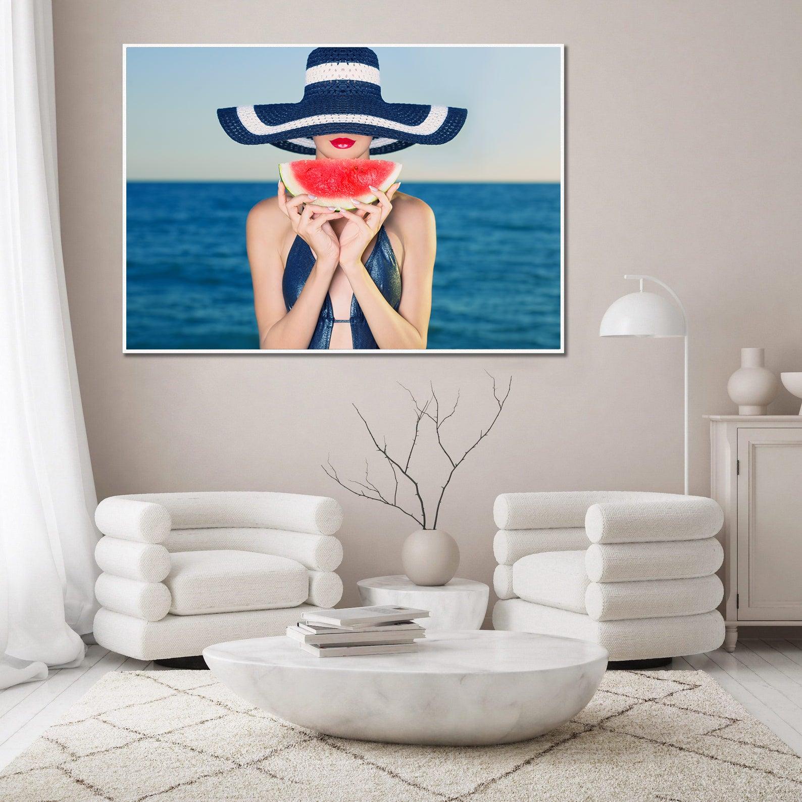 Tablou Canvas - Fata in vacanta