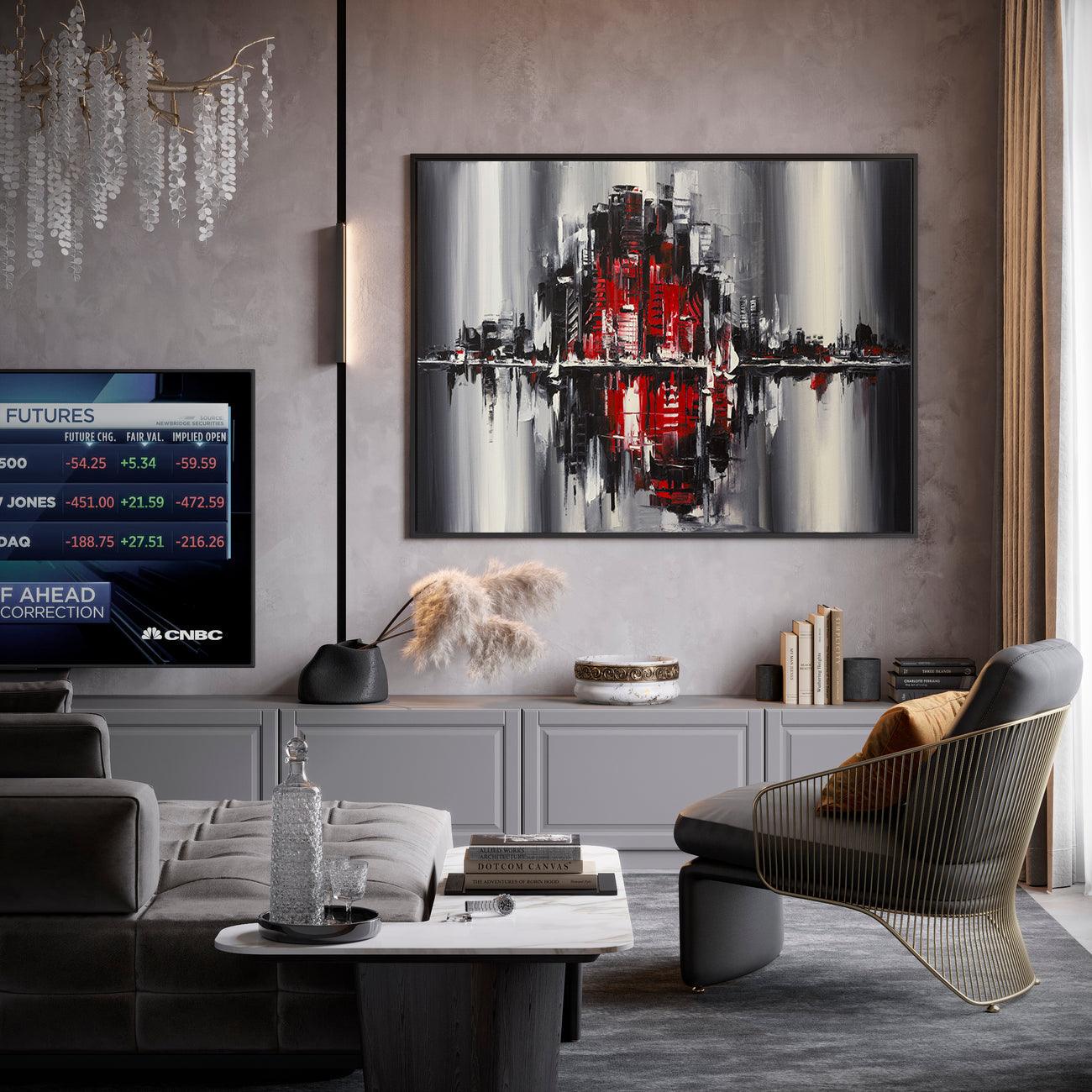 Leinwandbild - Stadt