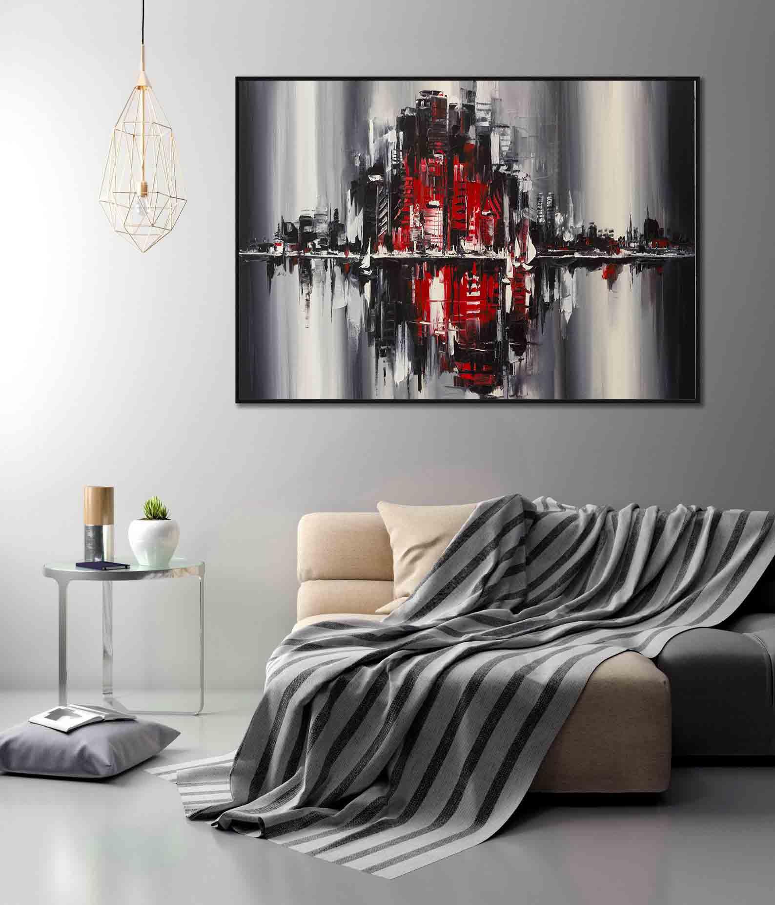 Leinwandbild - Stadt