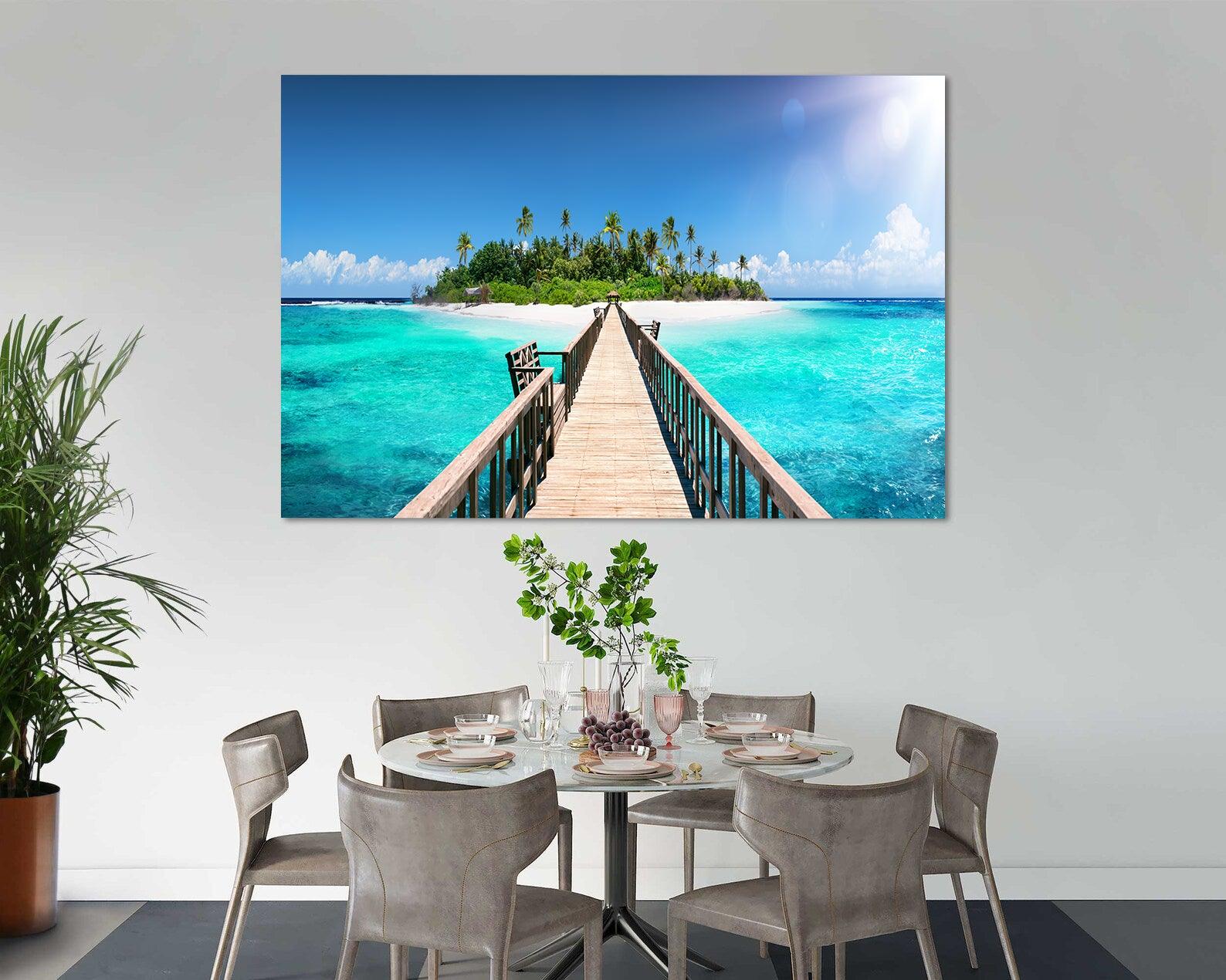 Leinwandgemälde - Tropisches Reiseziel
