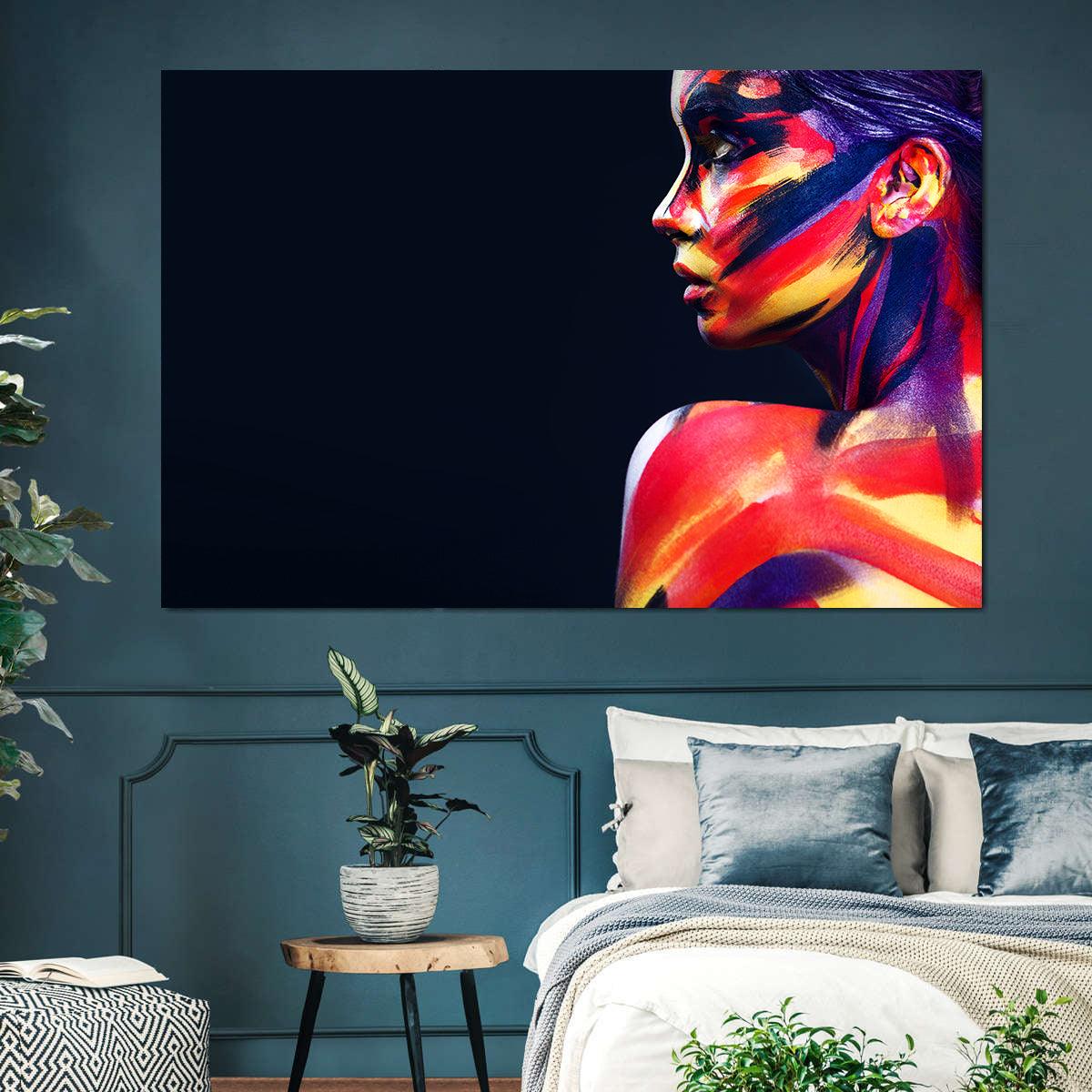 Tablou Canvas - Portret colorat