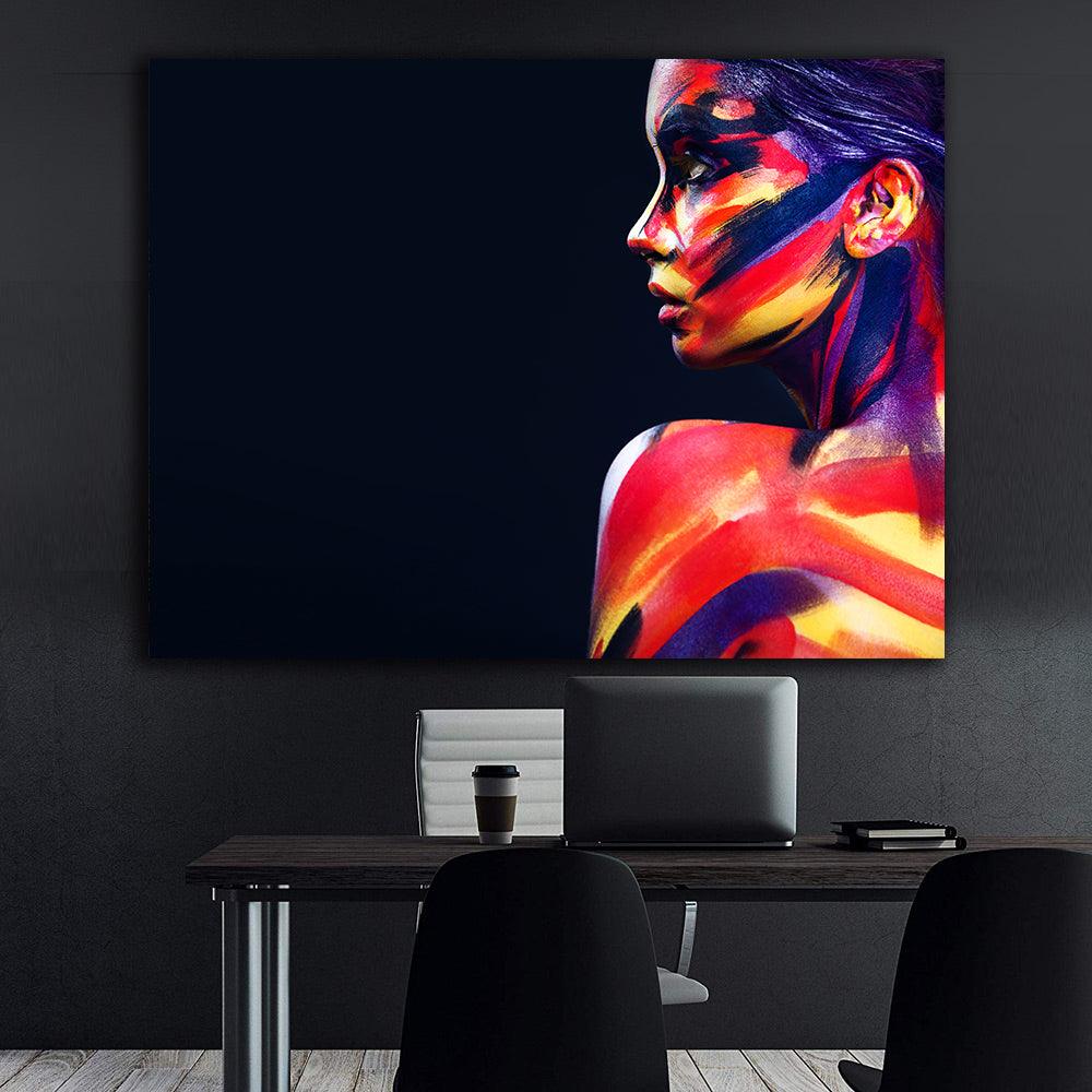 Tablou Canvas - Portret colorat