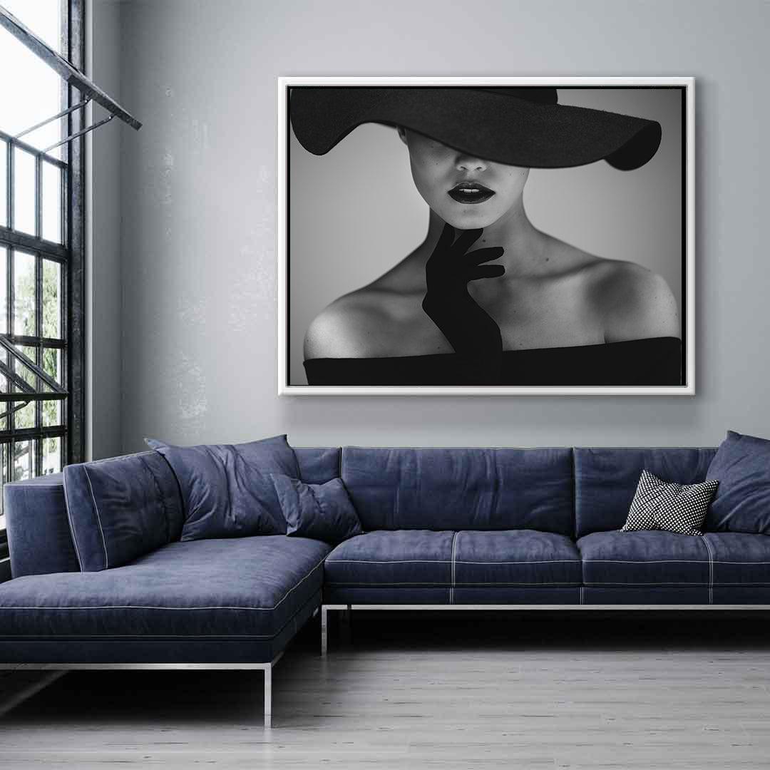 Peinture sur toile - Portrait rétro