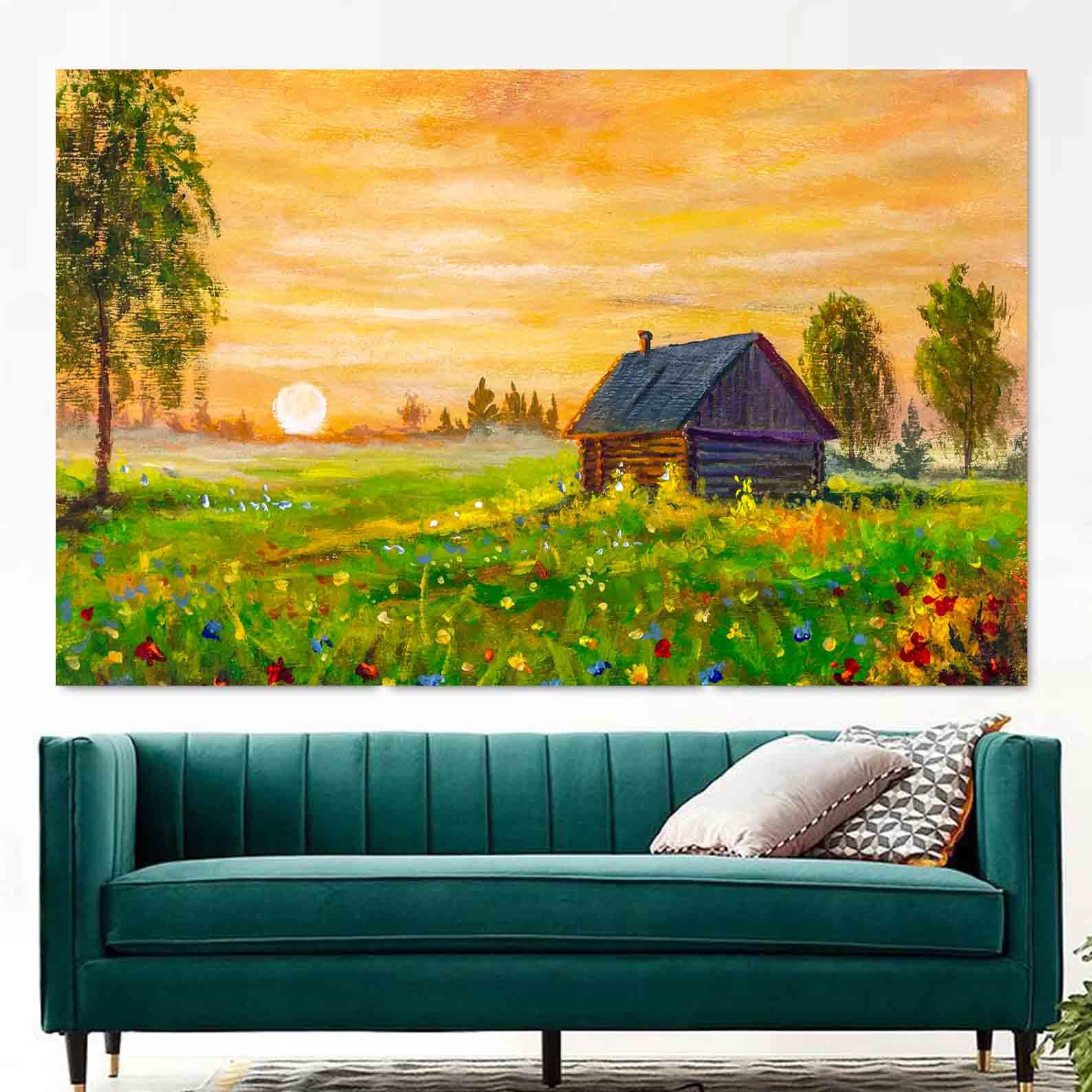 Leinwandbild - Landschaft