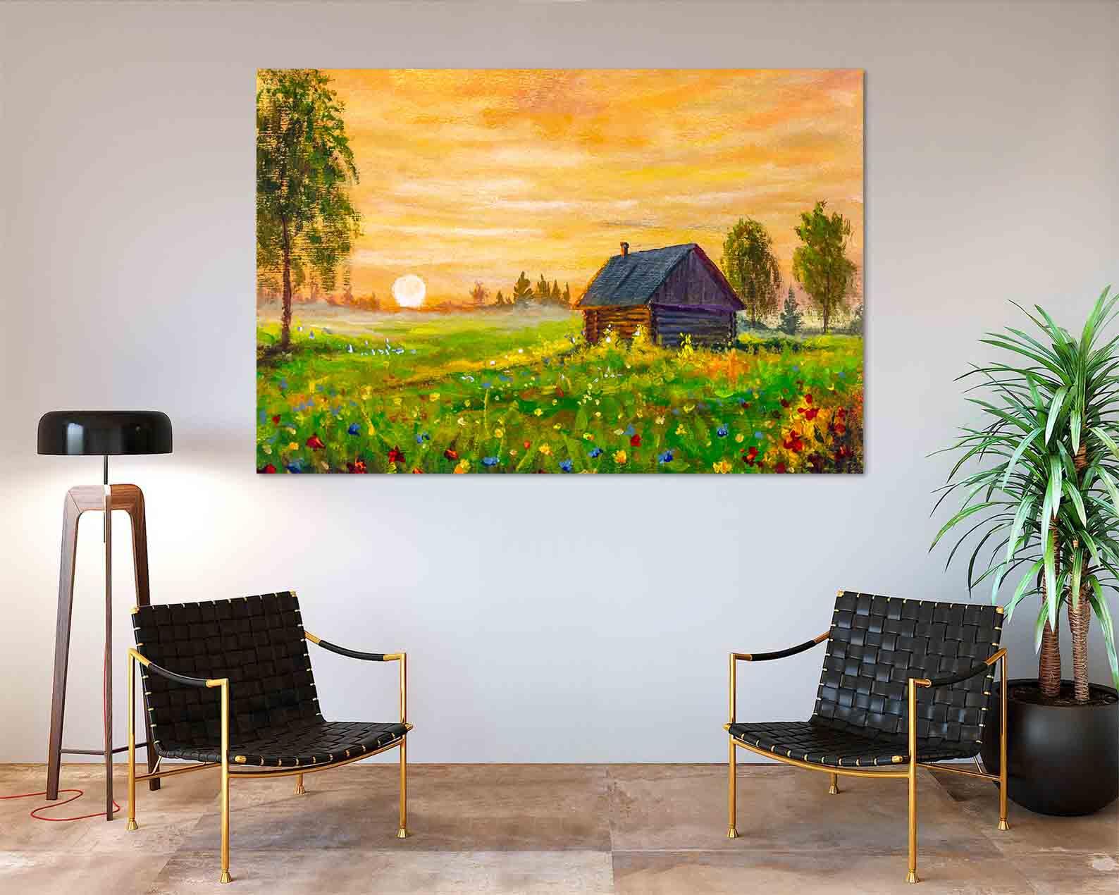 Leinwandbild - Landschaft