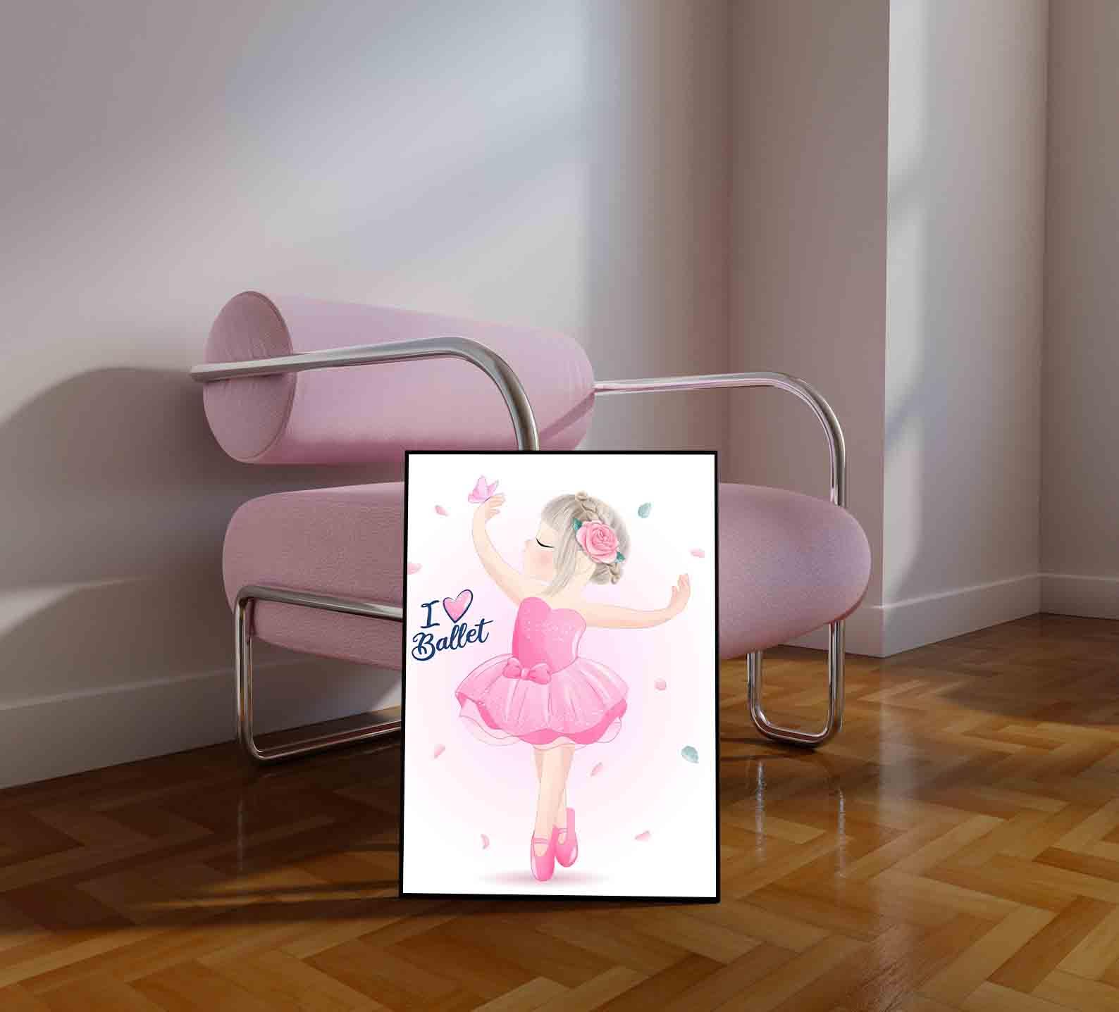 Leinwandbild - Kleine Ballerina