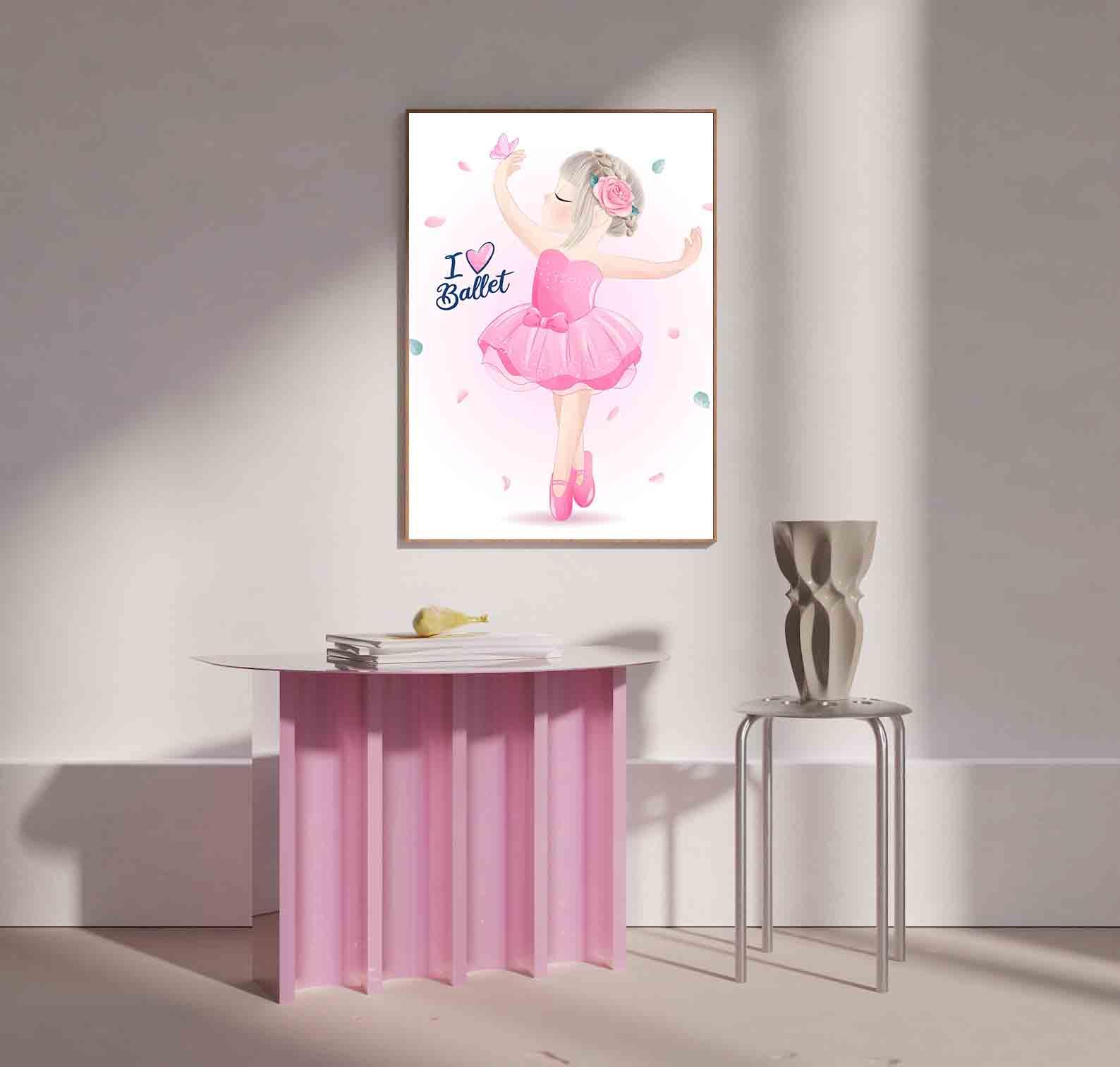 Leinwandbild - Kleine Ballerina