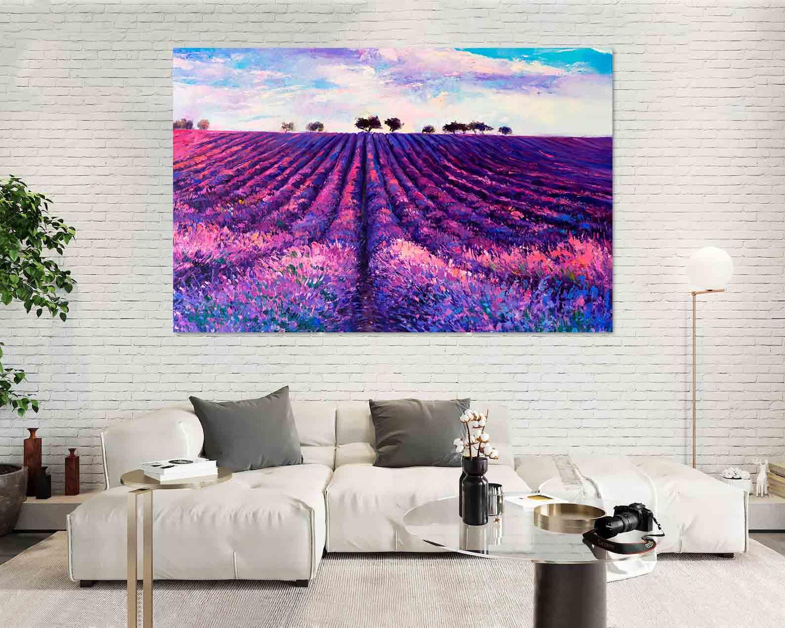 Tablou Canvas - Lan de lavanda