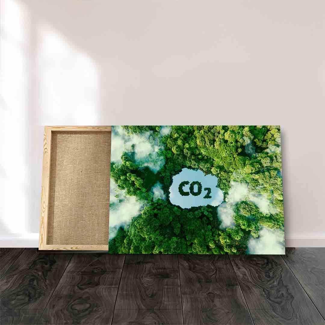 Leinwandgemälde - CO2