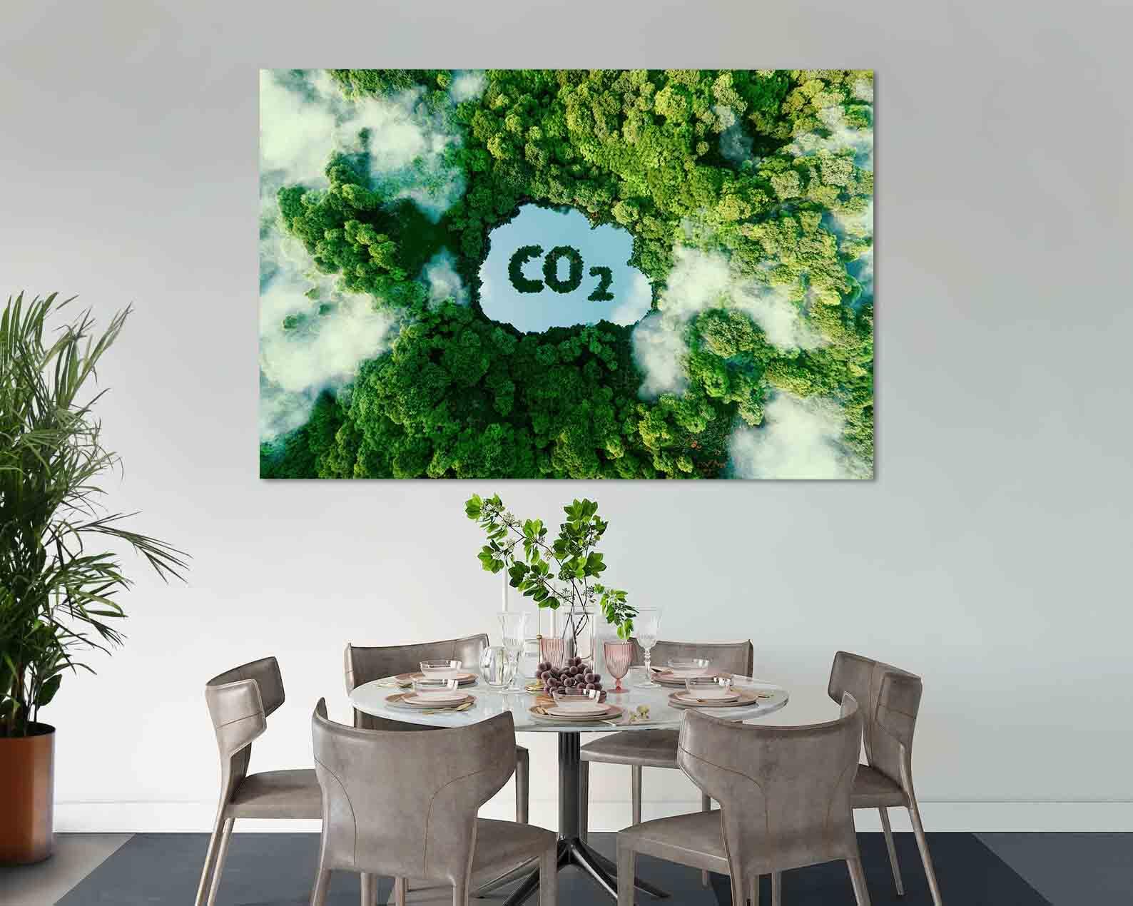 Leinwandgemälde - CO2