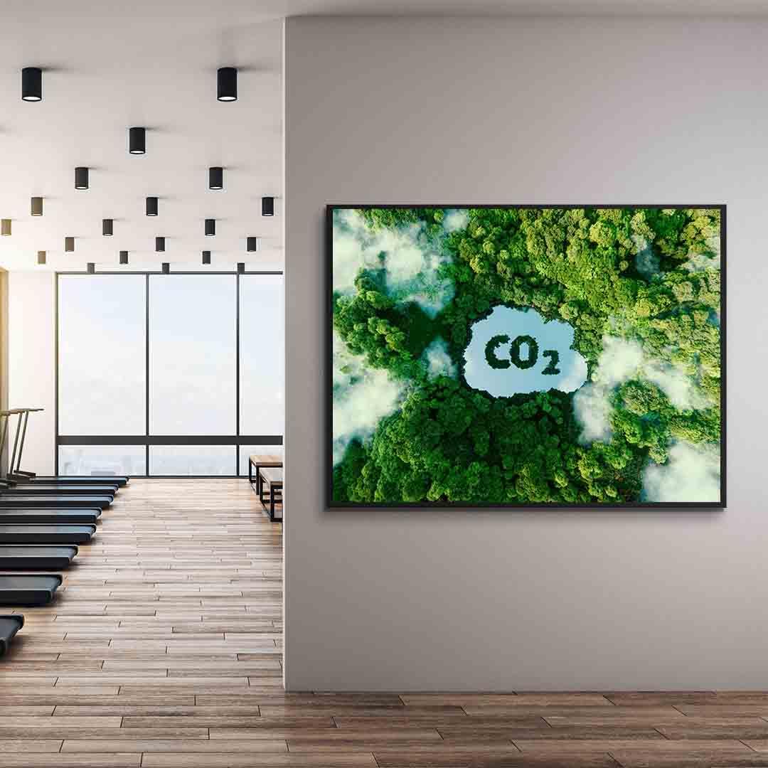 Leinwandgemälde - CO2