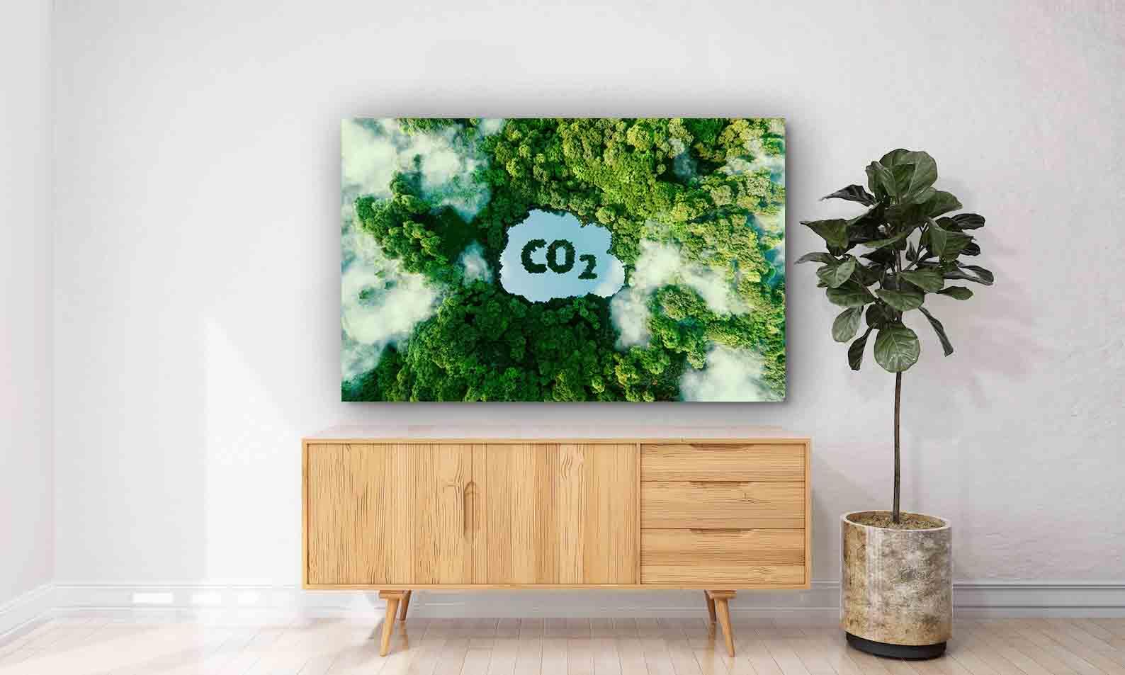 Leinwandgemälde - CO2
