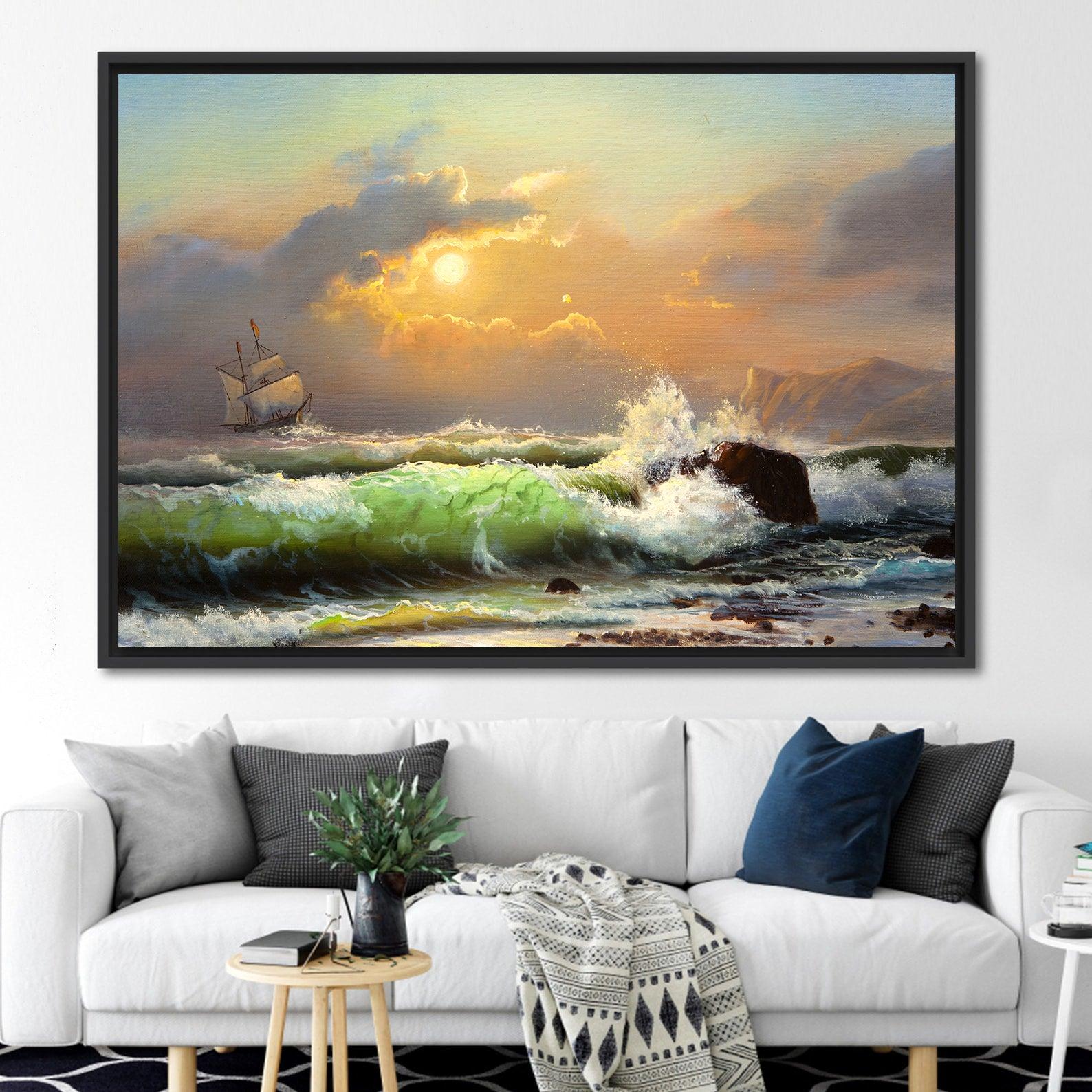 Leinwandbild - Segelboot