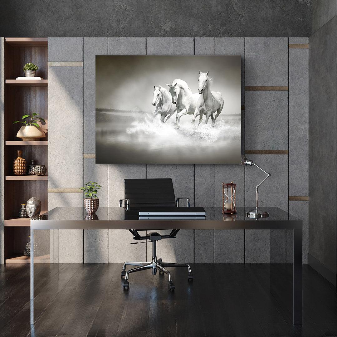Leinwandbild - Galoppierende Pferde