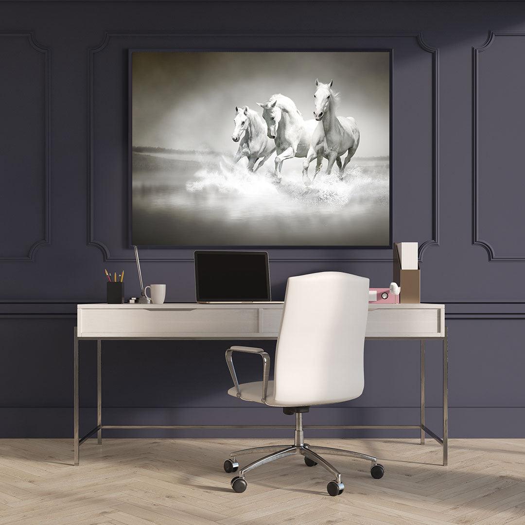 Leinwandbild - Galoppierende Pferde
