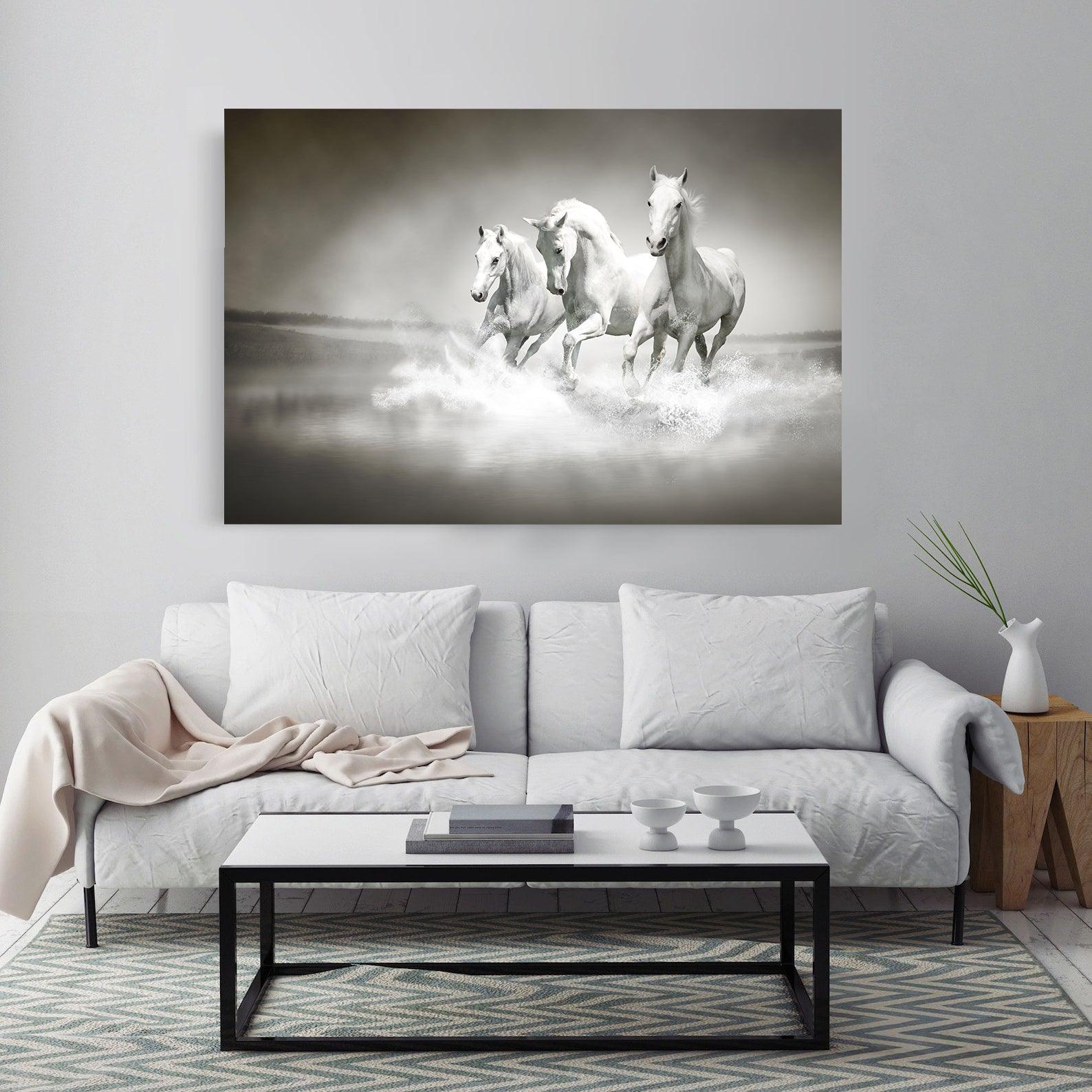 Leinwandbild - Galoppierende Pferde