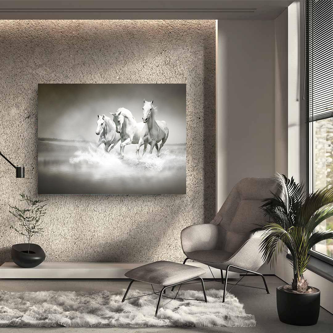 Leinwandbild - Galoppierende Pferde