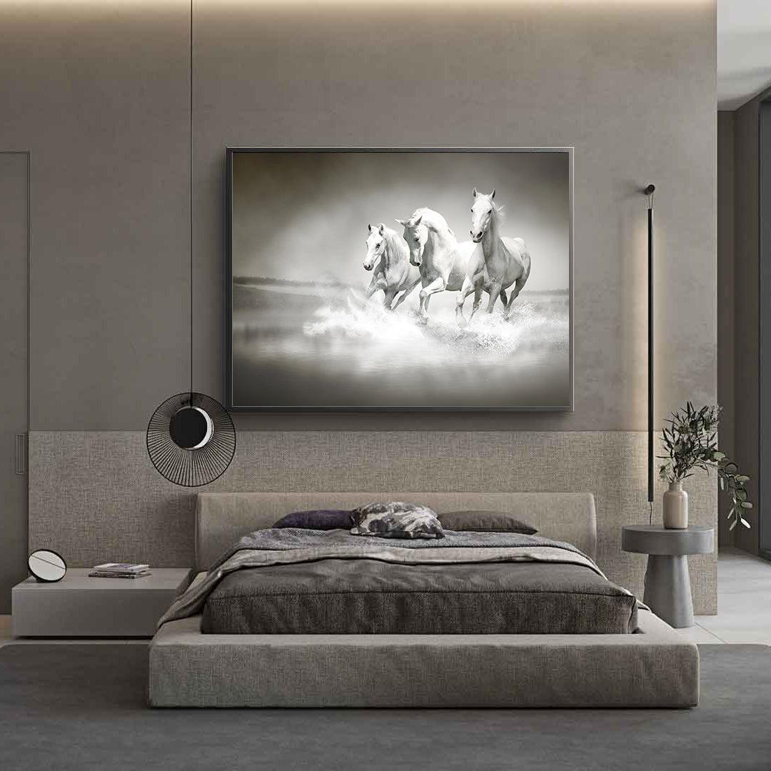 Leinwandbild - Galoppierende Pferde