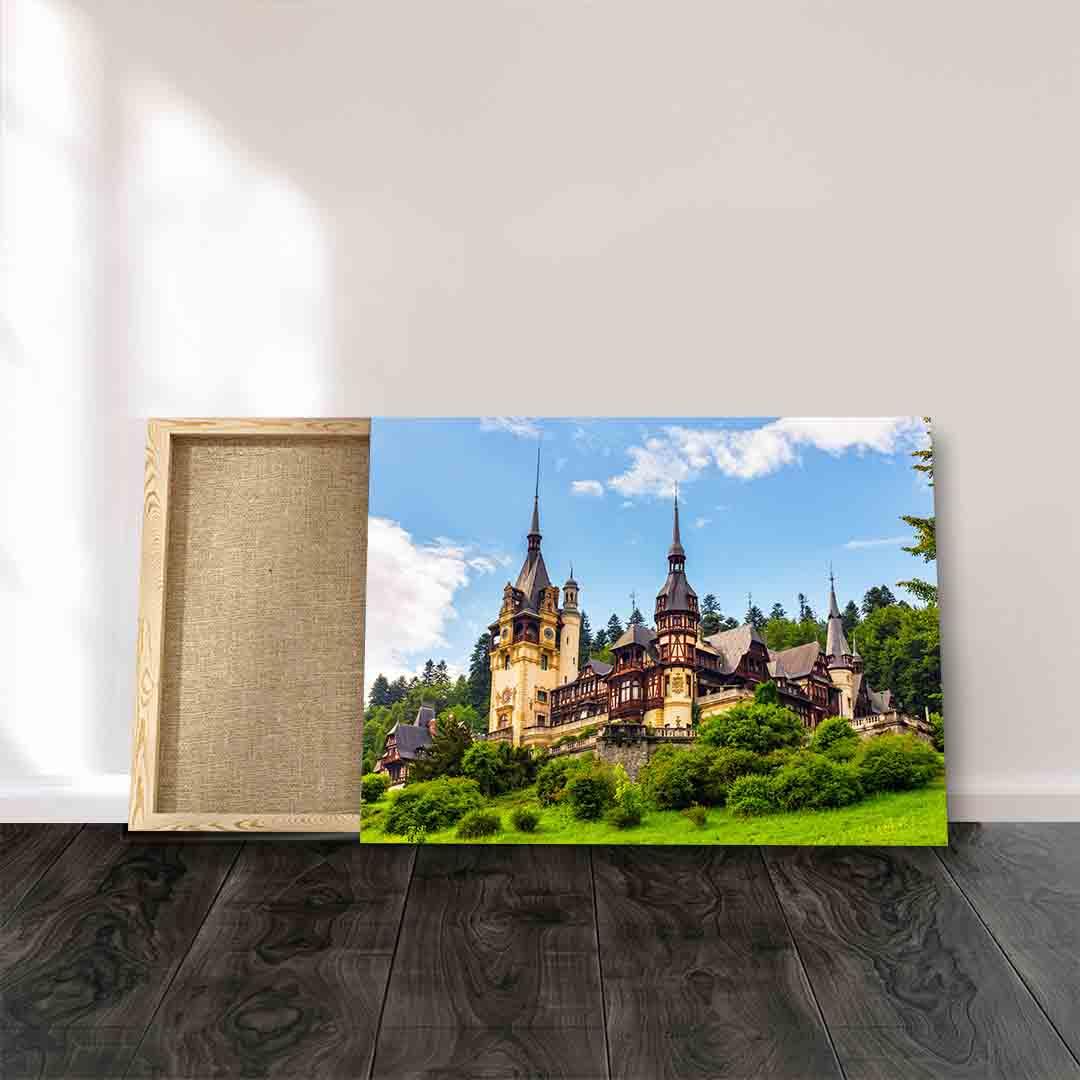 Leinwandgemälde - Schloss Peles in Sinaia