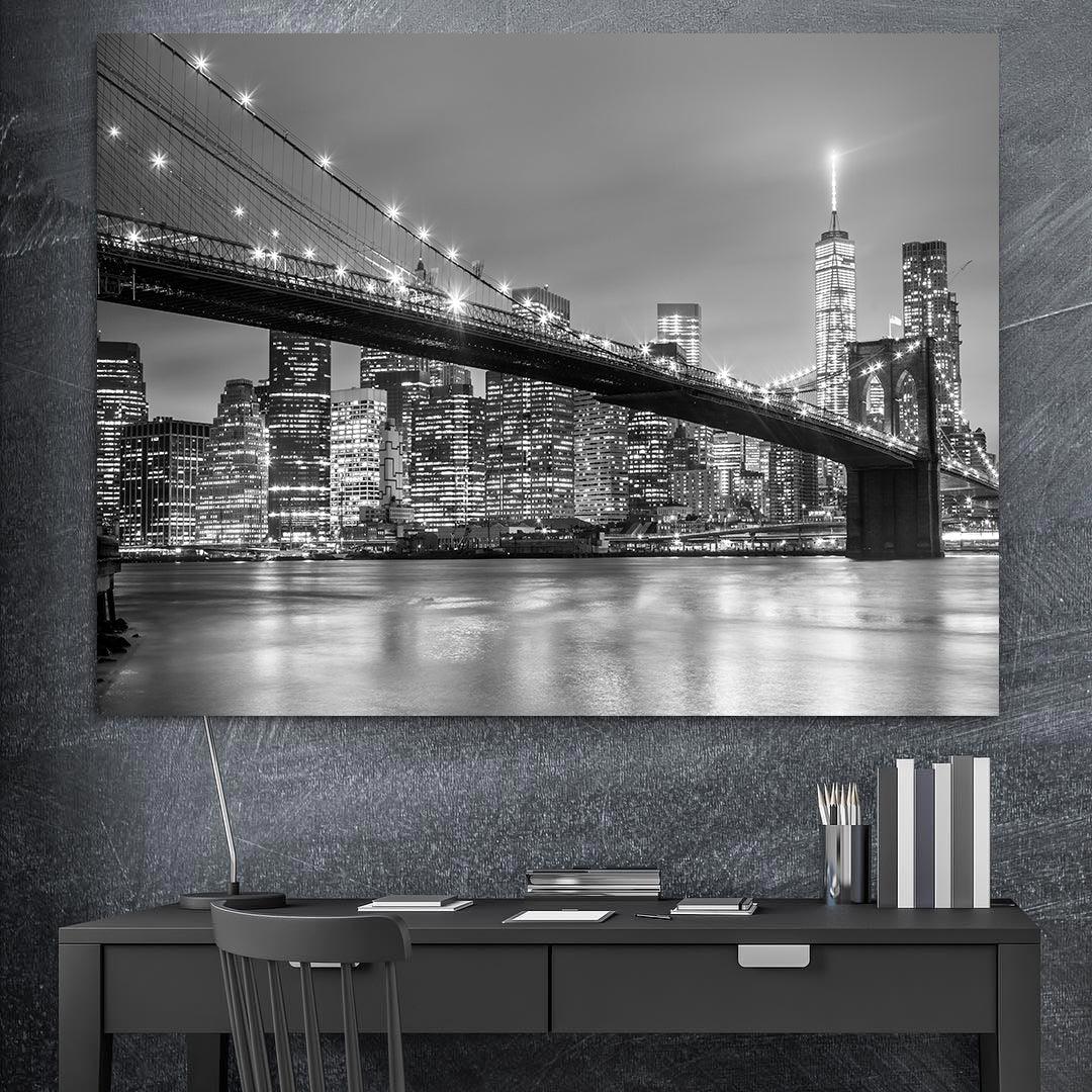 Peinture sur toile - Pont de Brooklyn