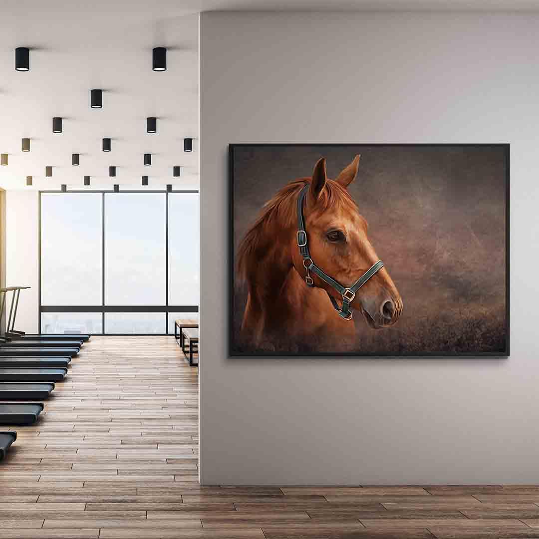 Leinwandbild - Pferdeportrait