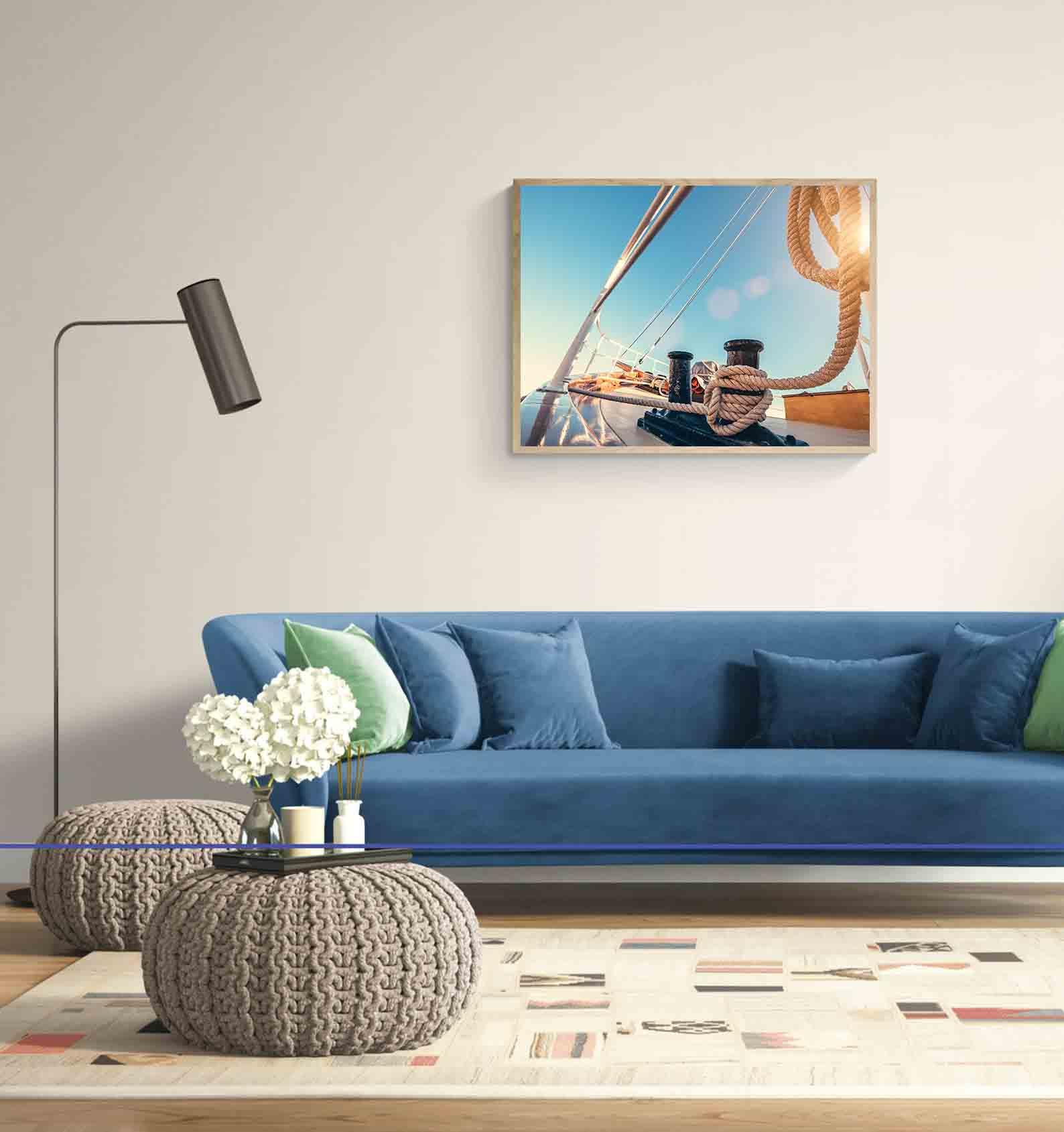 Leinwandbild - Seil