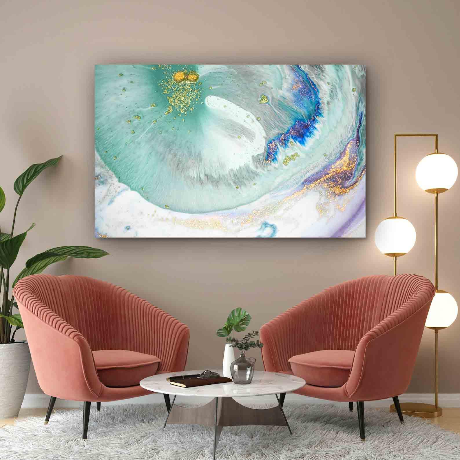 Leinwandgemälde - Marmoreffekt